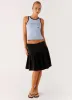 Rayna Midi Skirt - Black sold by Peppermayo