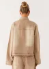 Khalil Denim Jacket - Tan sold by Peppermayo