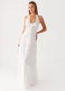 Ember Valley Maxi Dress - Ivory sold by Peppermayo