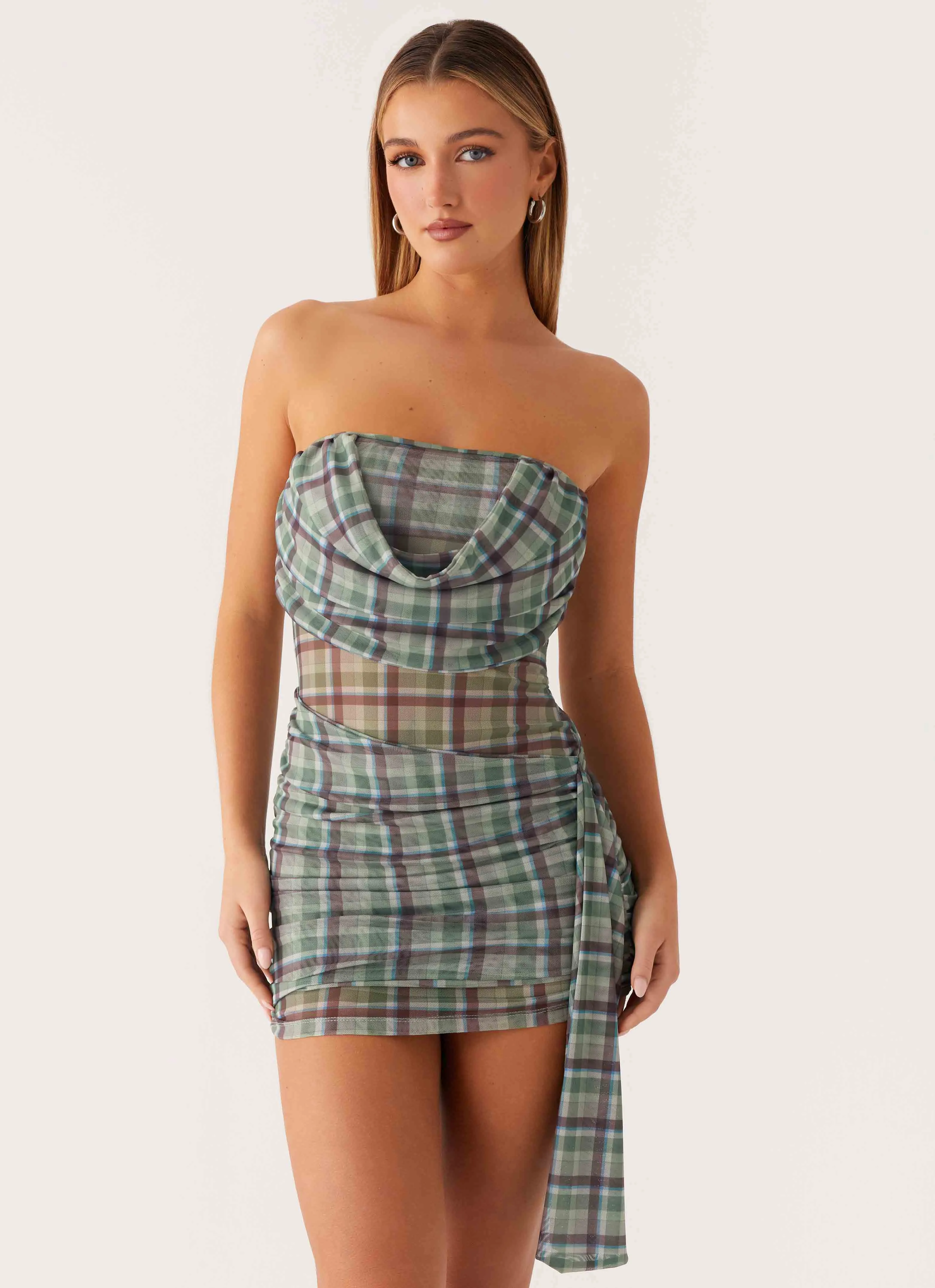 Seren Mini Dress - Cedar Check sold by Peppermayo product image thumbnail 4