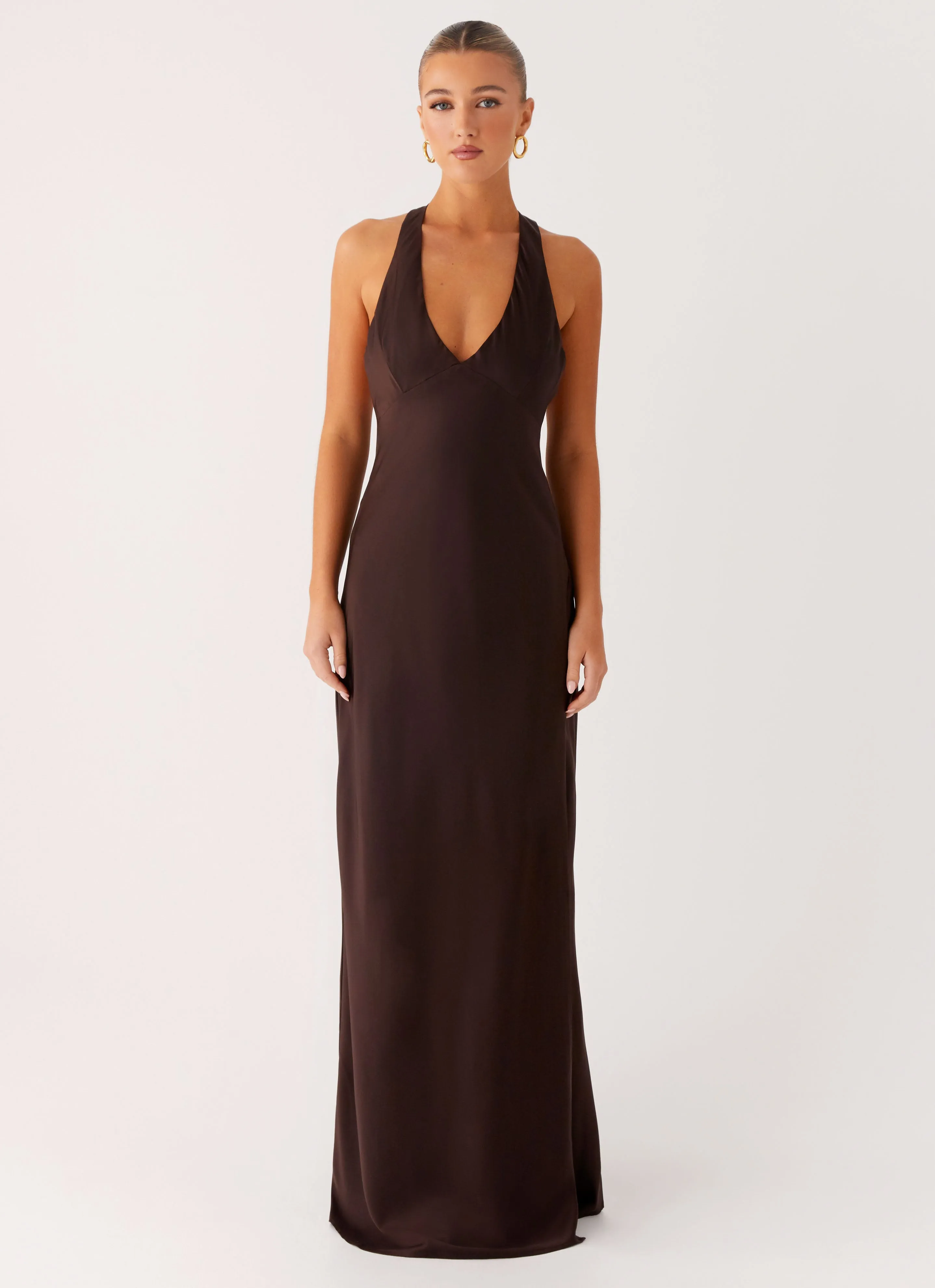 Angie Maxi Dress - Chocolate sold by Peppermayo product image thumbnail 5