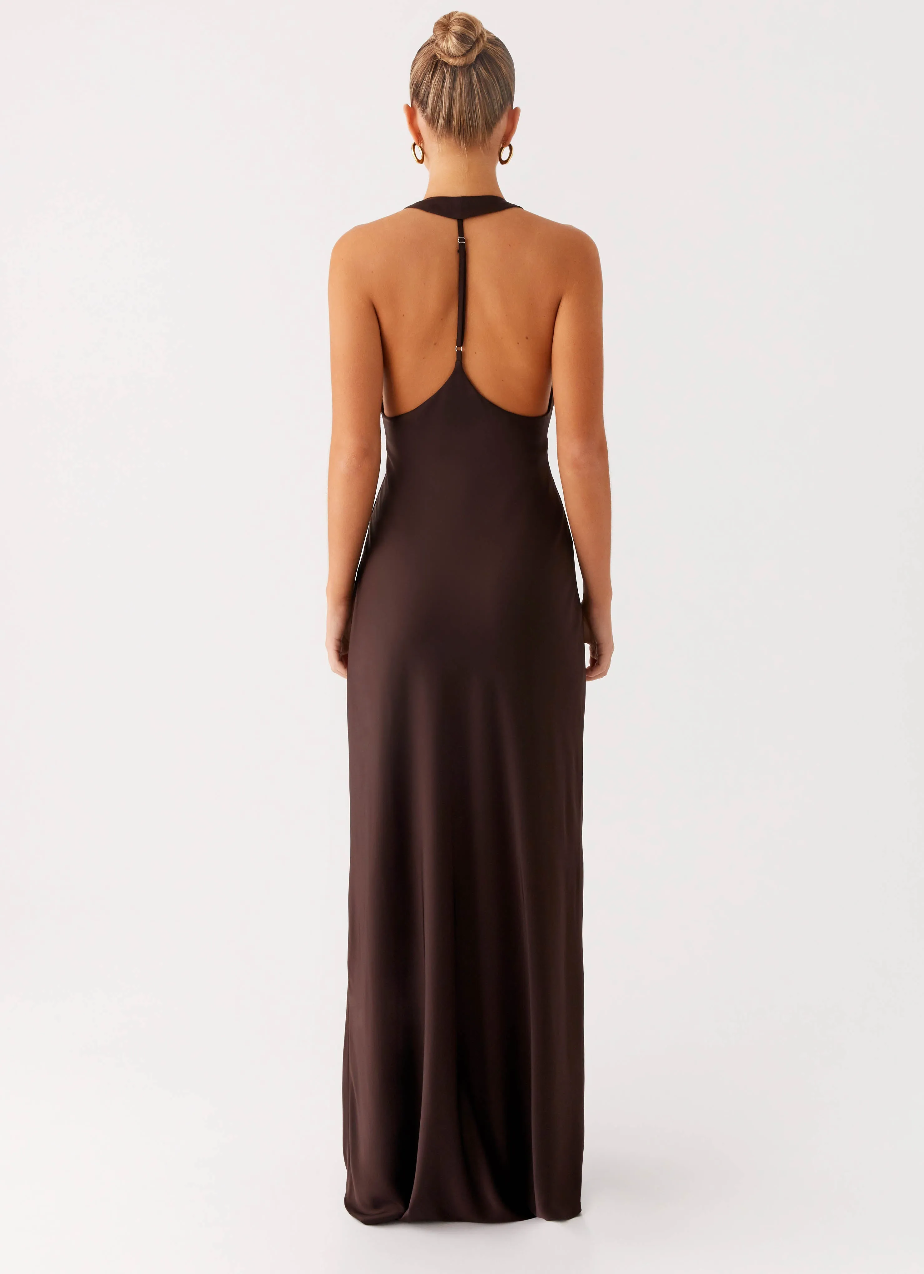Angie Maxi Dress - Chocolate sold by Peppermayo product image thumbnail 3