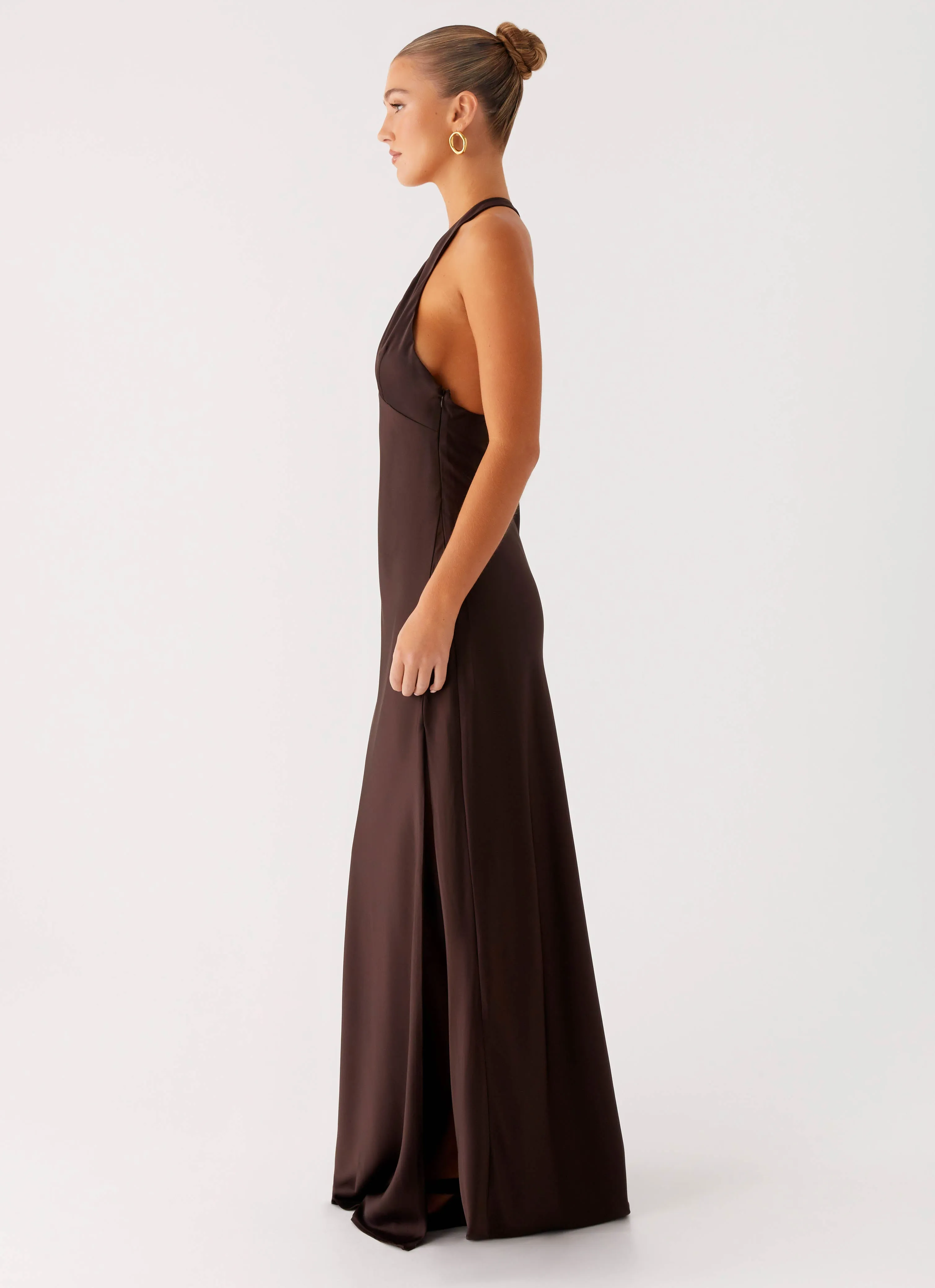 Angie Maxi Dress - Chocolate sold by Peppermayo product image thumbnail 2