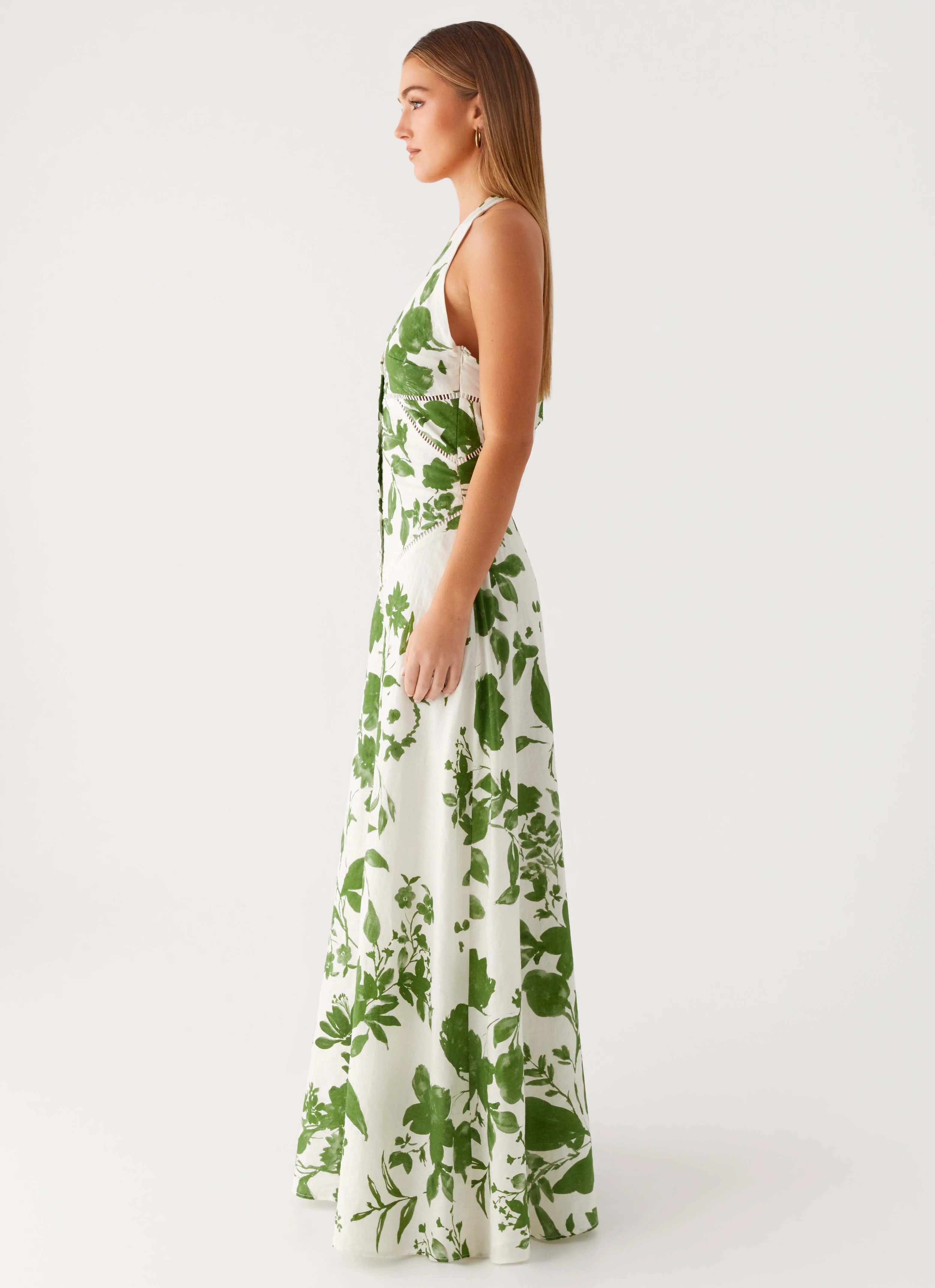 Ember Valley Maxi Dress - Verdant Bloom sold by Peppermayo product image thumbnail 3