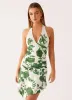 Colt Mini Dress - Verdant Bloom sold by Peppermayo