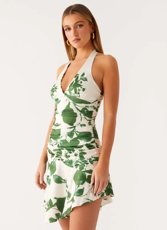 Colt Mini Dress - Verdant Bloom sold by Peppermayo