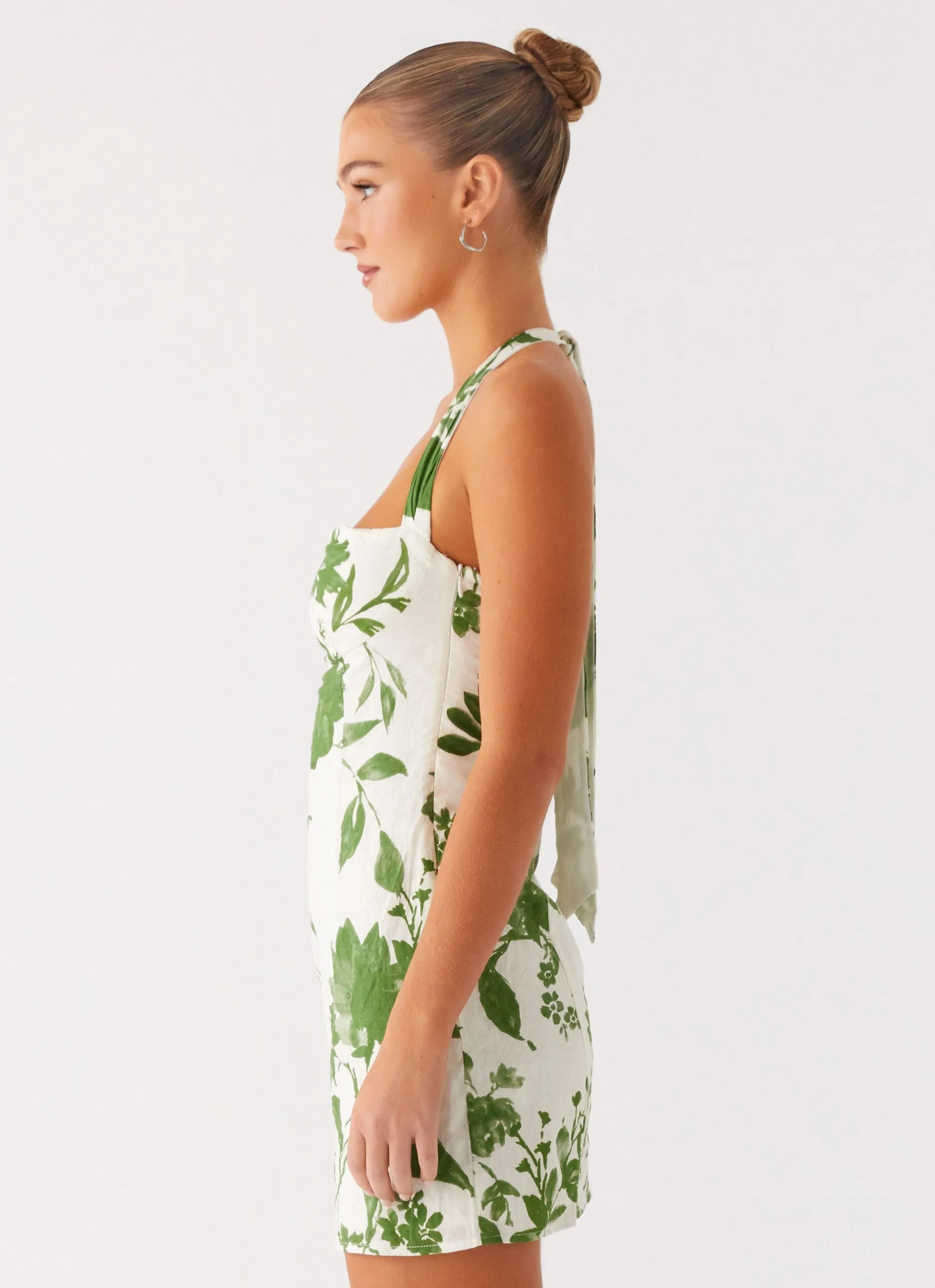 Melora Mini Dress - Verdant Bloom sold by Peppermayo product image thumbnail 2