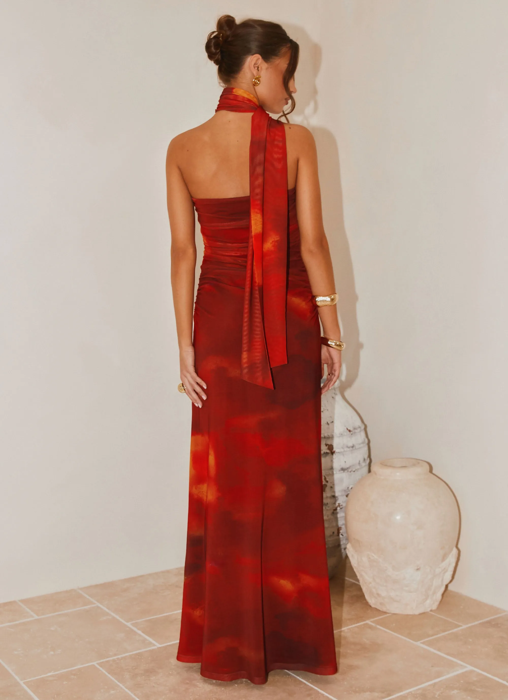 Songbird Maxi Dress - Scarlet Blur sold by Peppermayo product image thumbnail 3