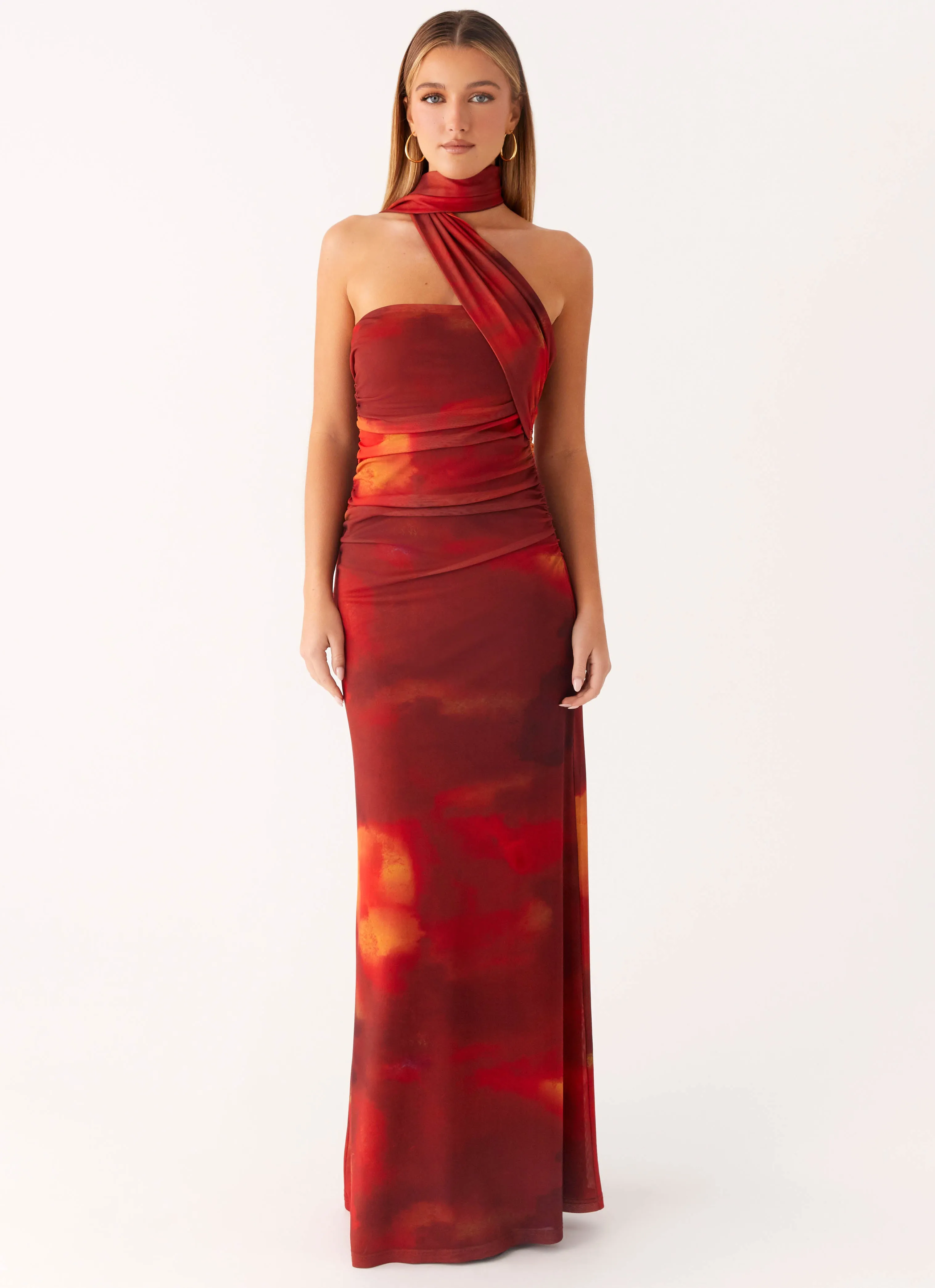 Songbird Maxi Dress - Scarlet Blur sold by Peppermayo product image thumbnail 5