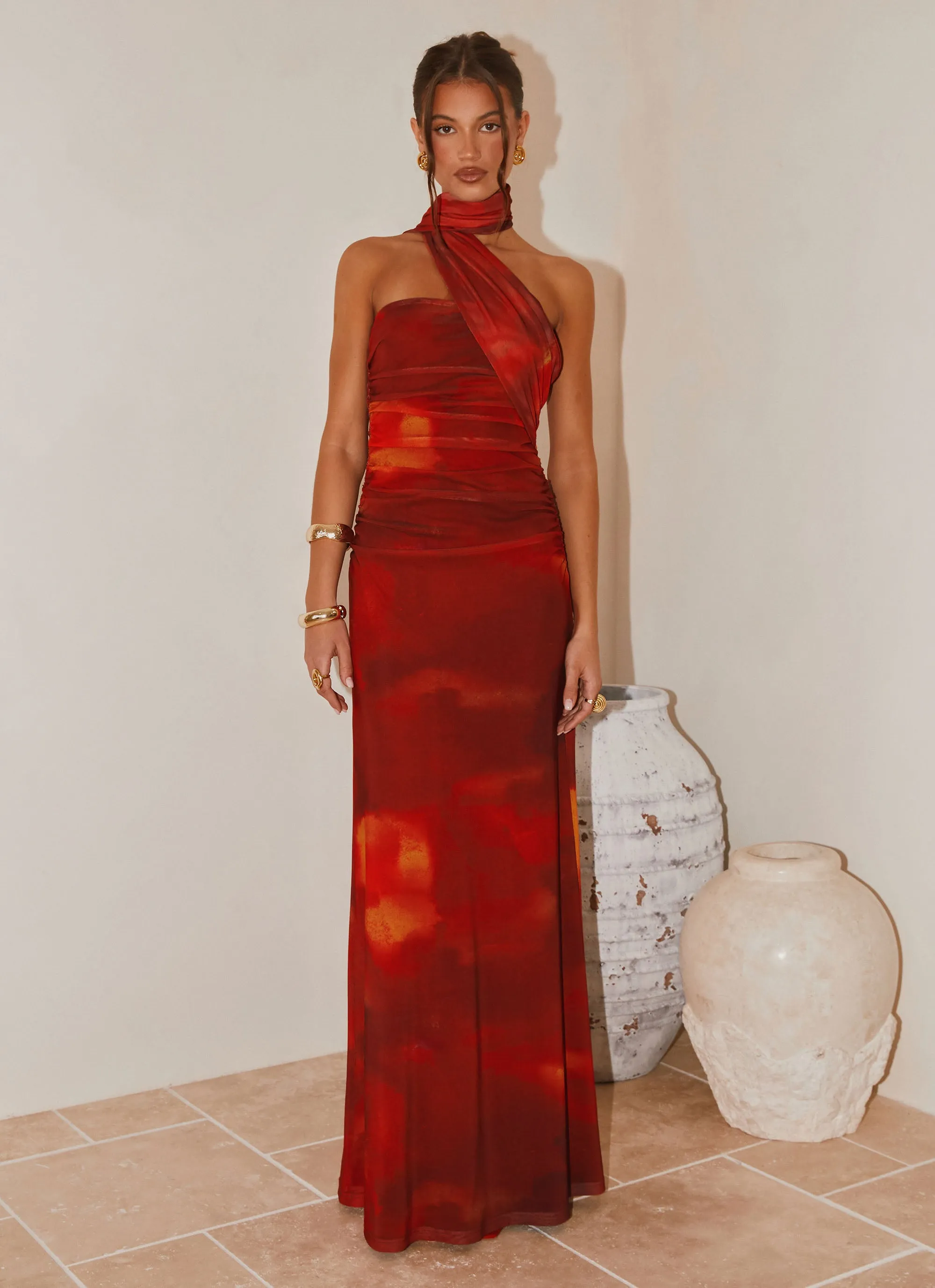 Songbird Maxi Dress - Scarlet Blur sold by Peppermayo product image thumbnail 2
