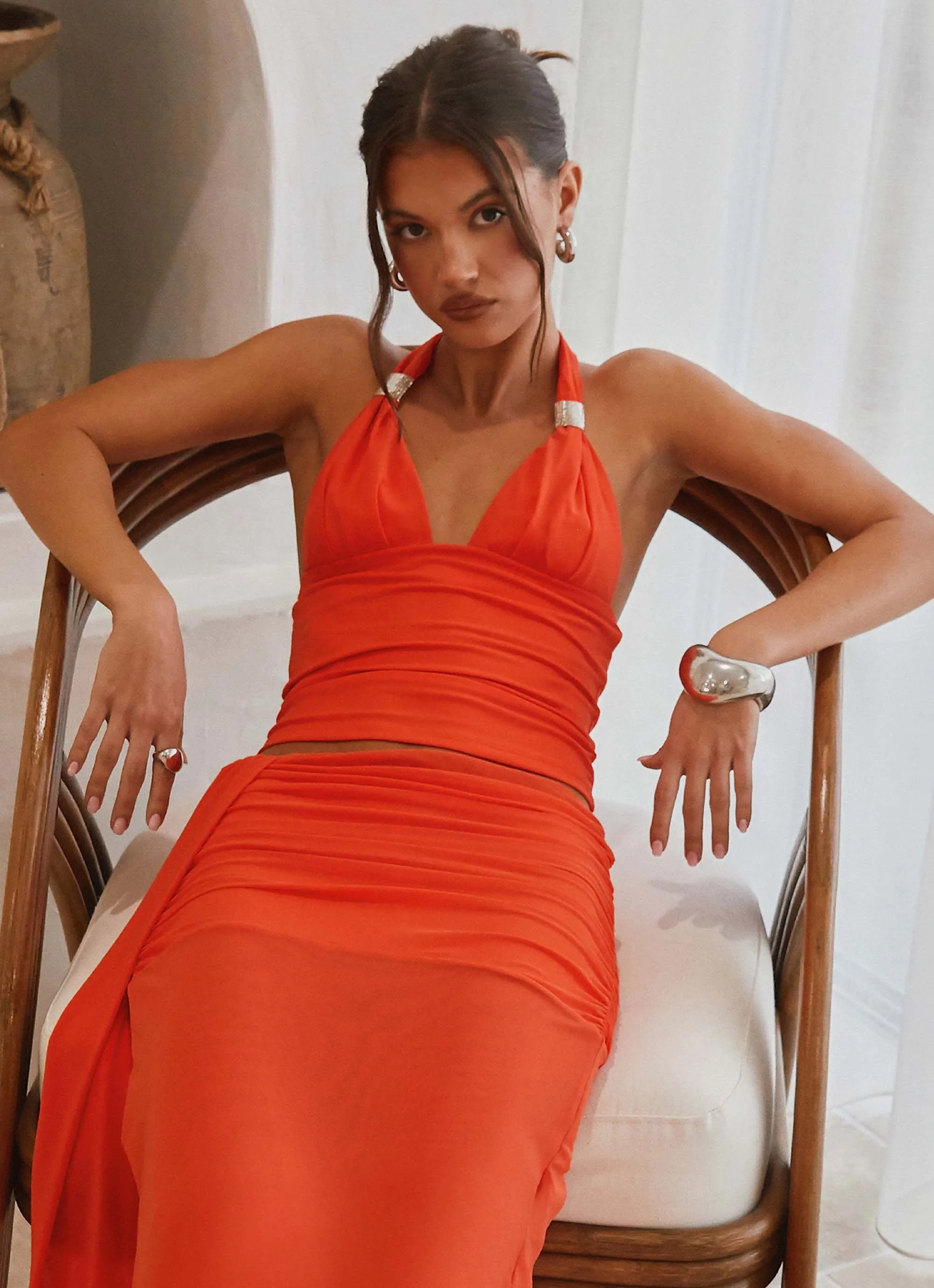 Blaze Halter Top - Fire Red sold by Peppermayo product image thumbnail 4