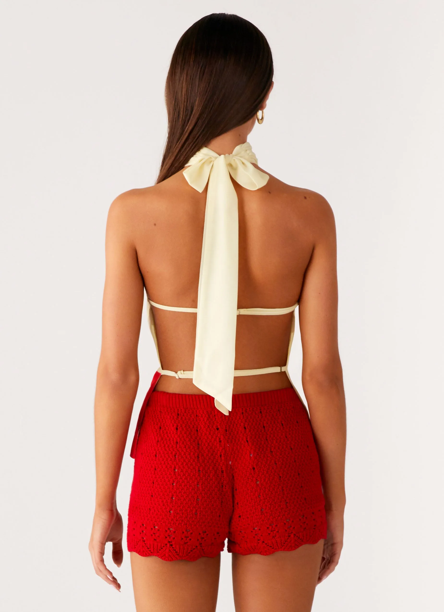 Felicity Halter Top - Scarlet Floral sold by Peppermayo product image thumbnail 2