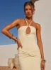 Sacred Maxi Dress - Yellow sold by Peppermayo