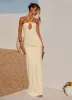 Sacred Maxi Dress - Yellow sold by Peppermayo