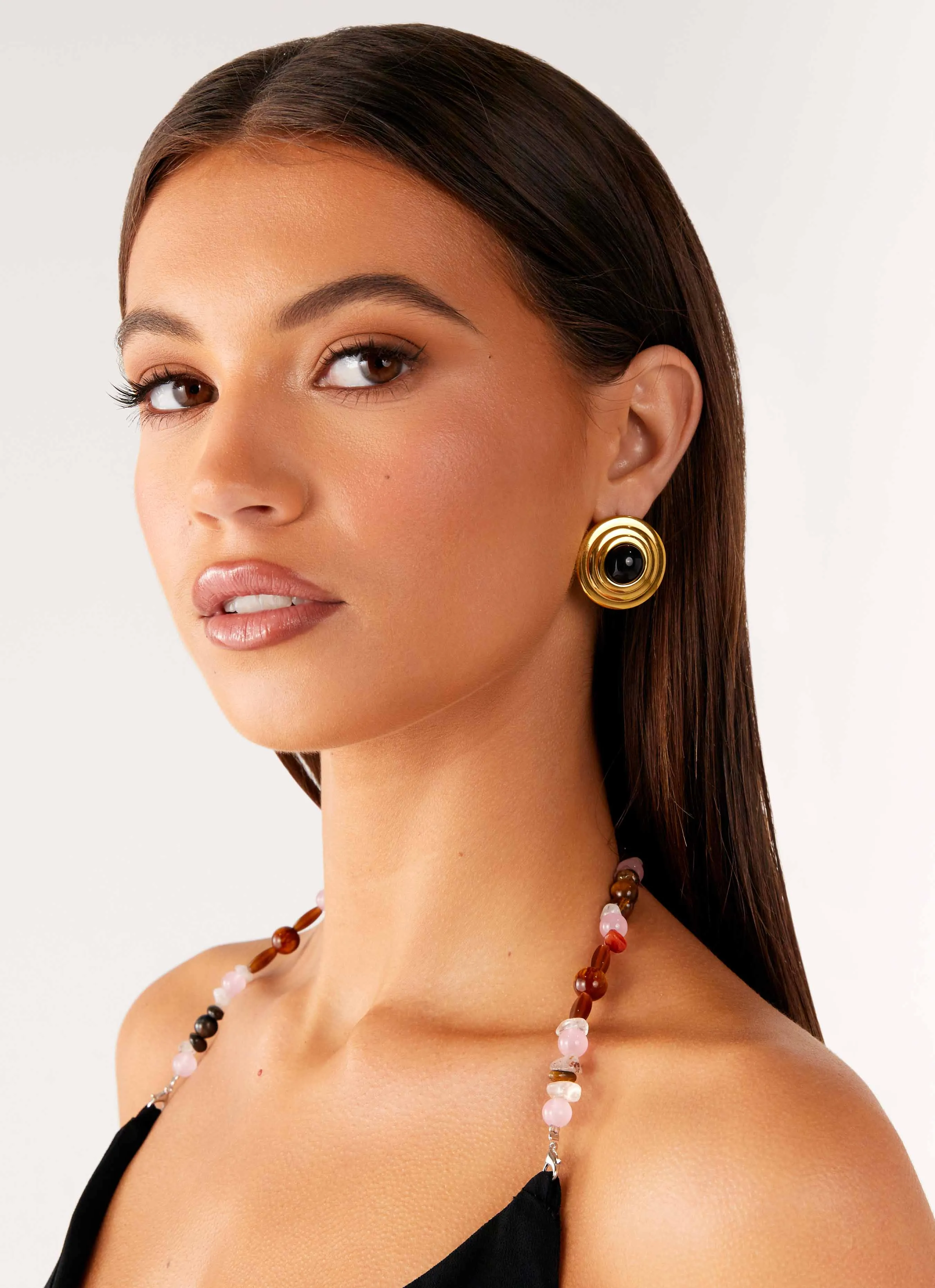 Kalia Earrings - Black sold by Peppermayo product image thumbnail 3