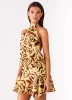 Zulla Backless Mini Dress - Laguna Print sold by Peppermayo