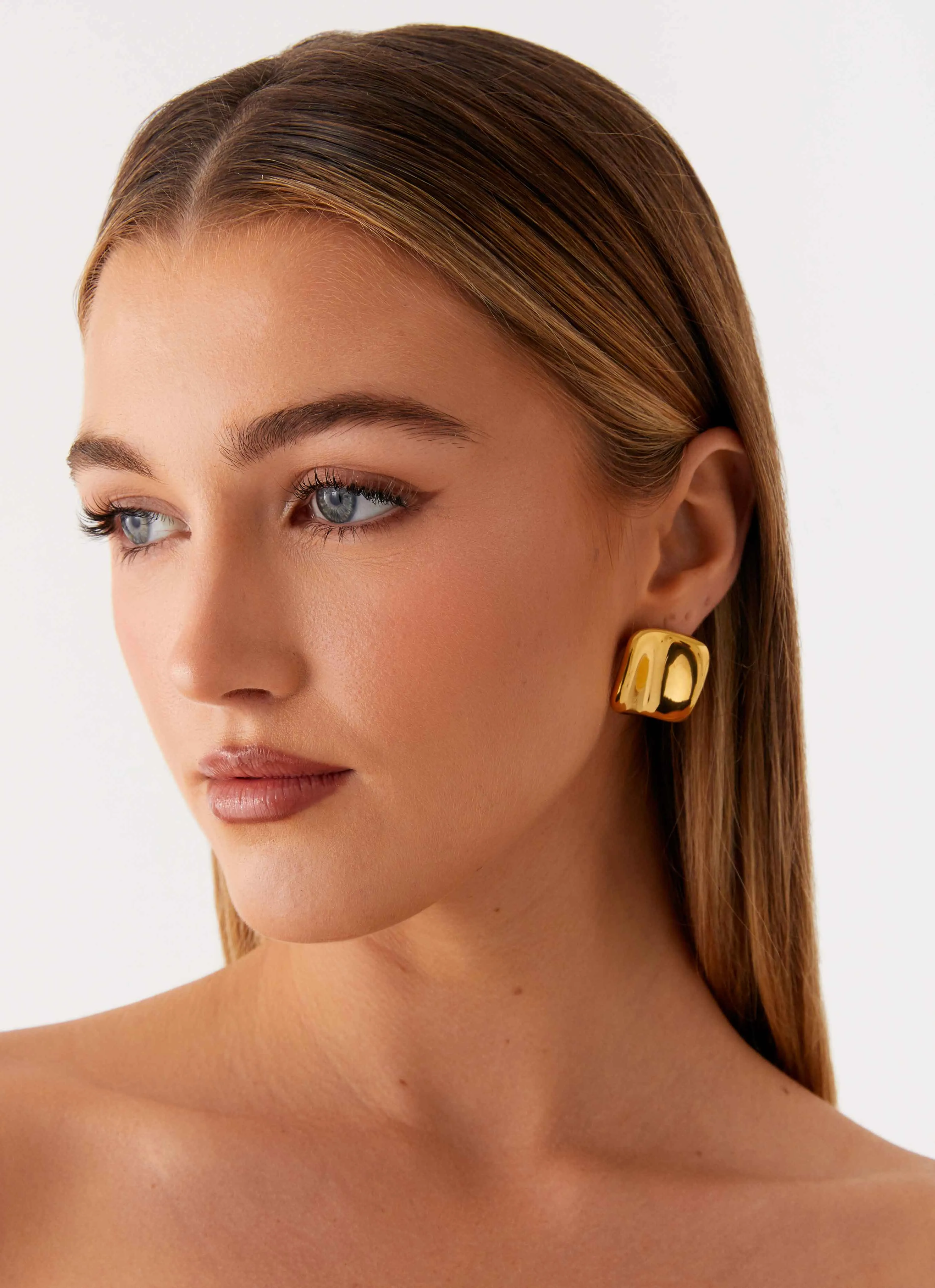 Define Earrings - Gold sold by Peppermayo product image thumbnail 3