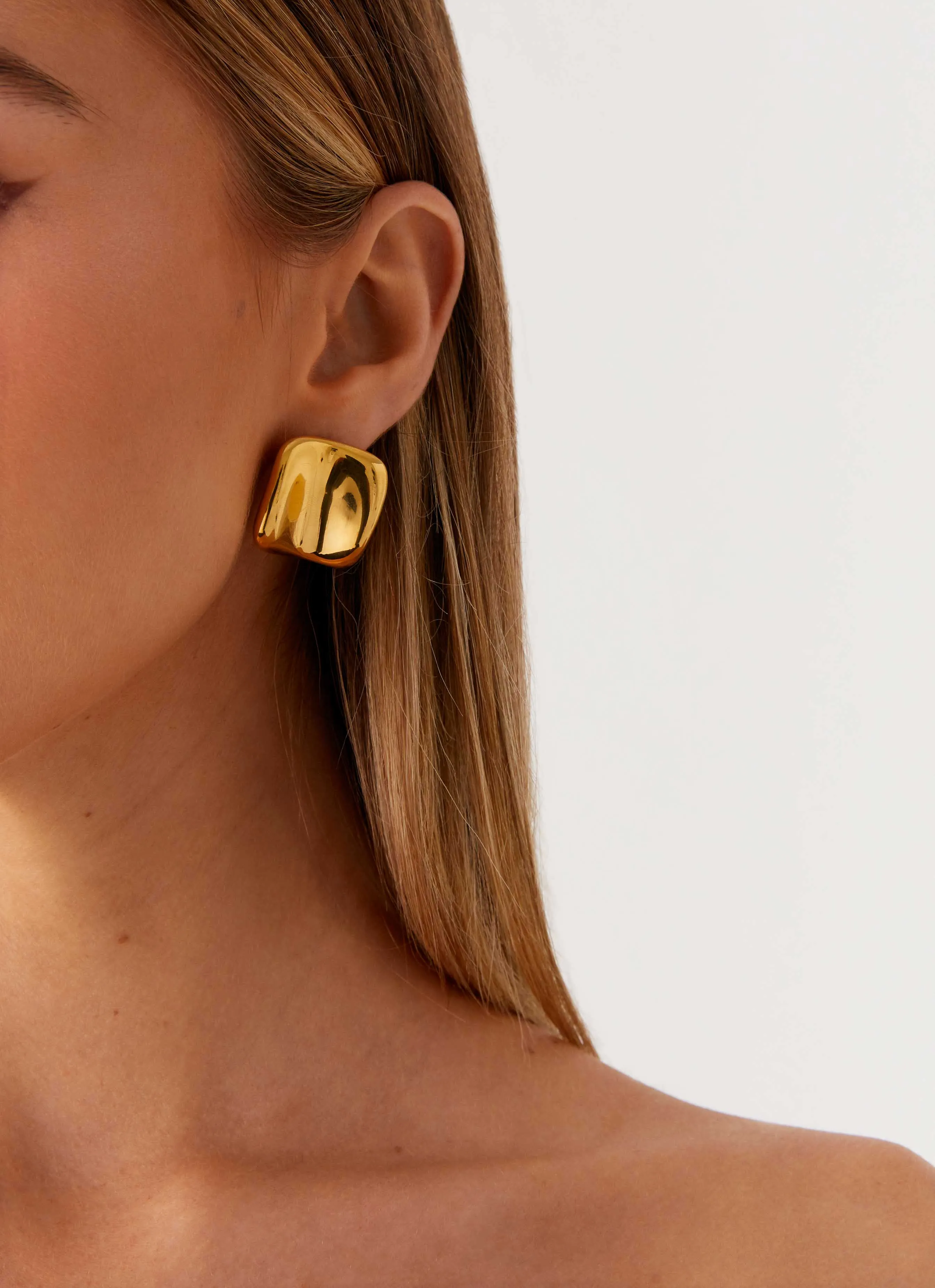Define Earrings - Gold sold by Peppermayo product image thumbnail 2
