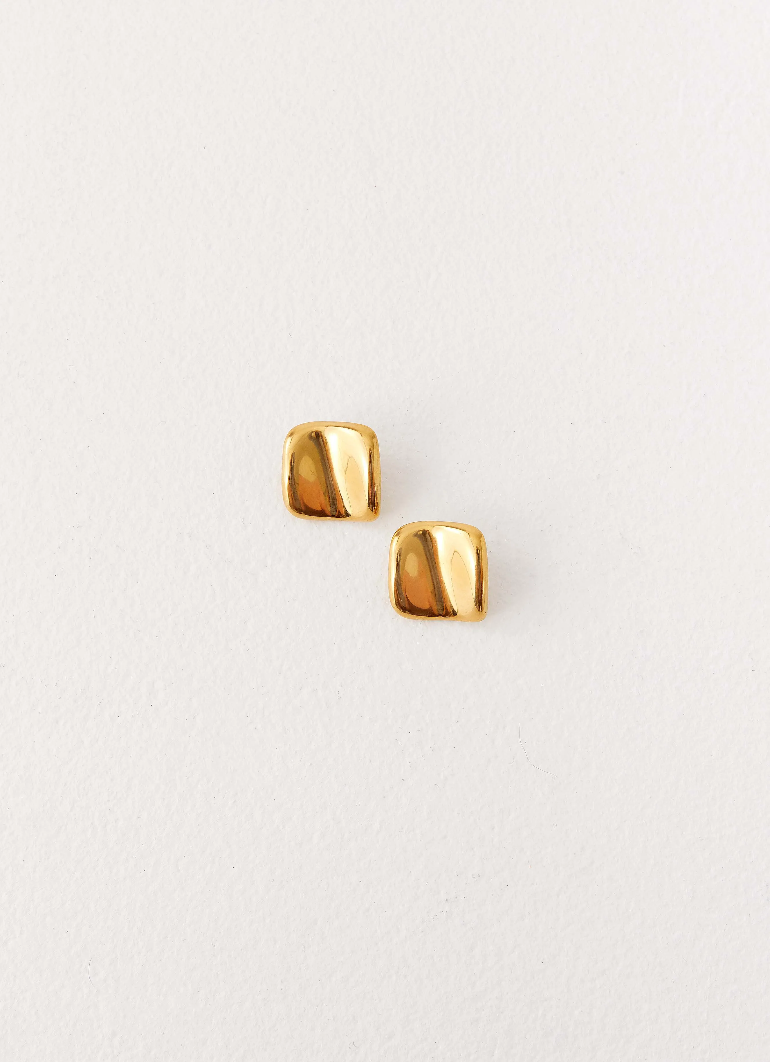 Define Earrings - Gold sold by Peppermayo