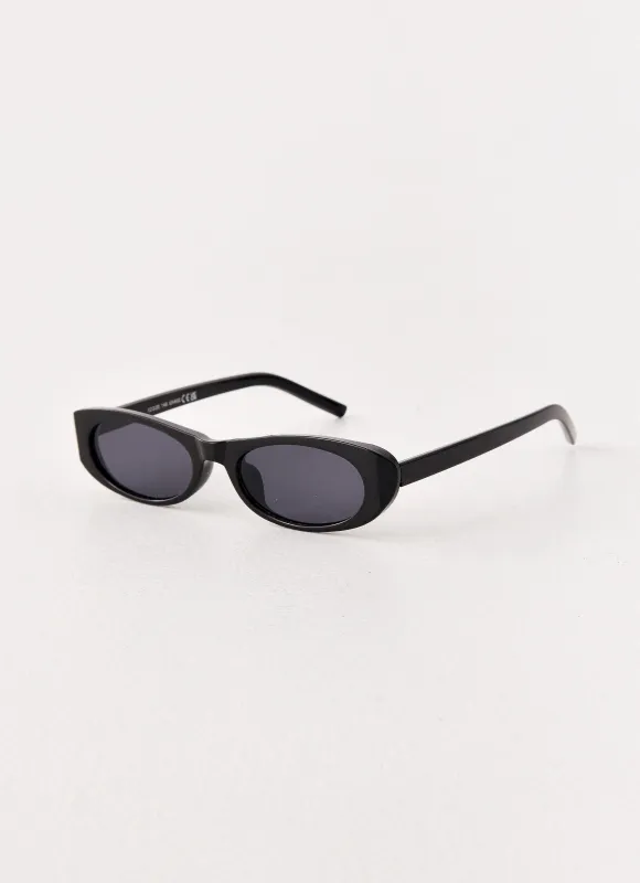 Kamia Sunglasses - Black sold by Peppermayo