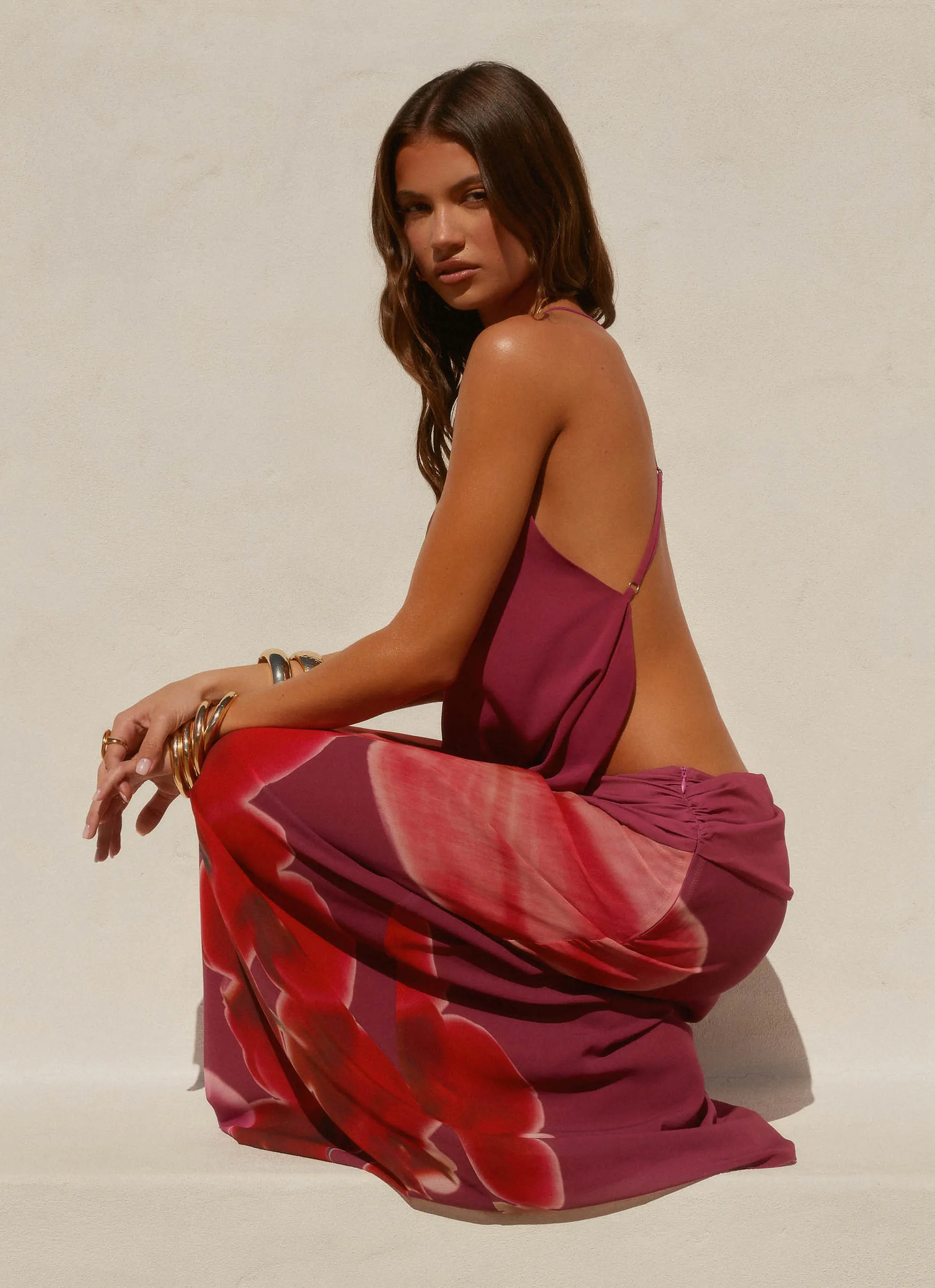 Blushing Bloom Maxi Skirt - Violette Bloom sold by Peppermayo product image thumbnail 3