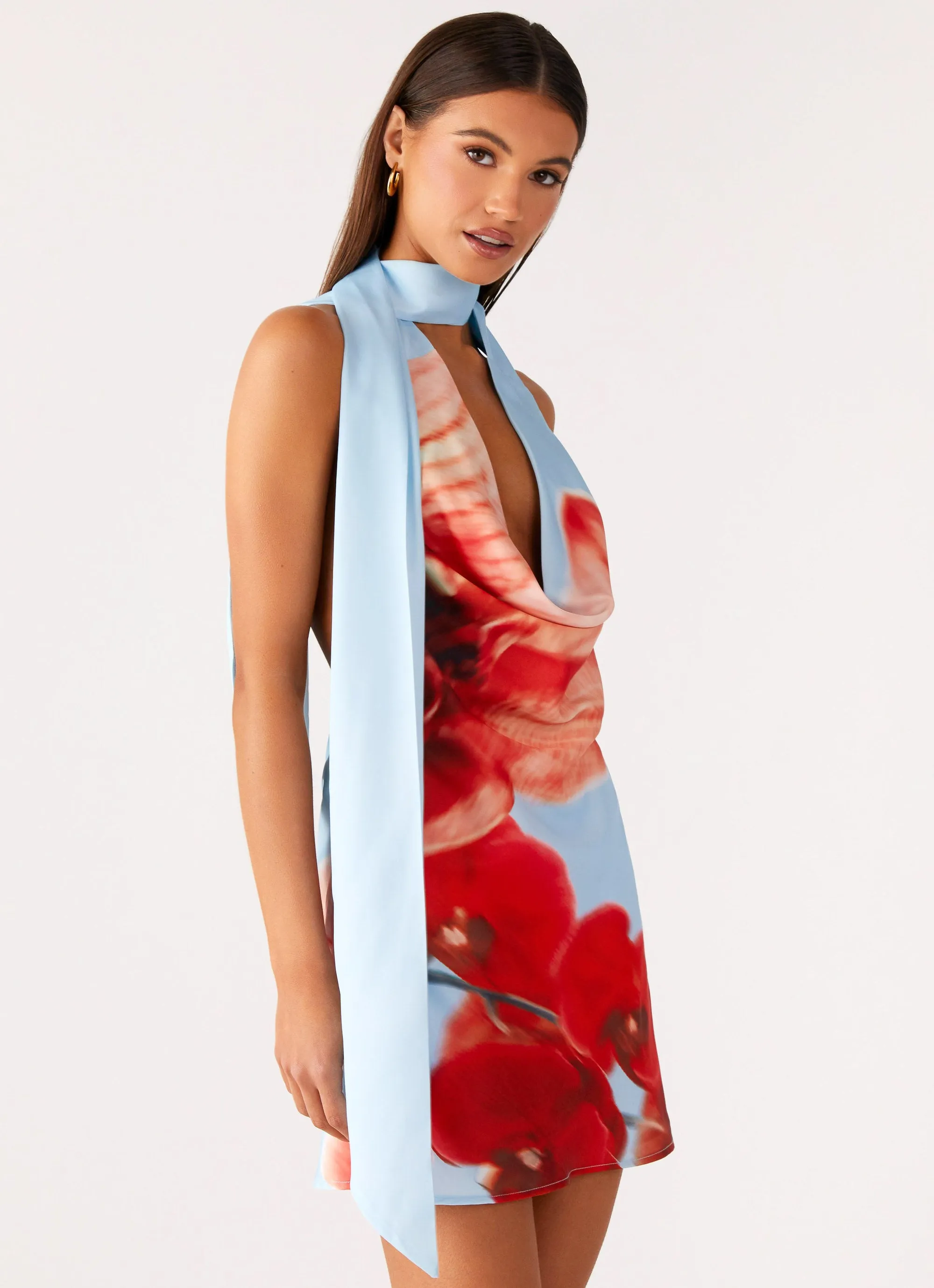 Heidi Mini Dress - Turquoise Bloom sold by Peppermayo product image thumbnail 5