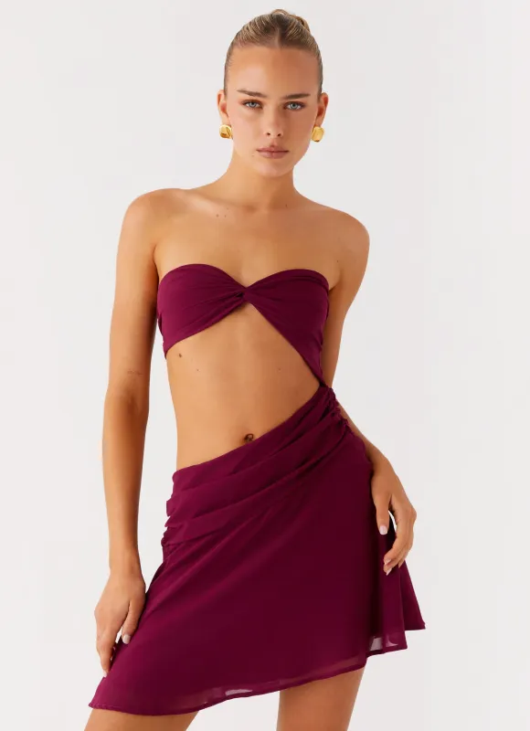 Marbella Mini Dress - Violetta sold by Peppermayo