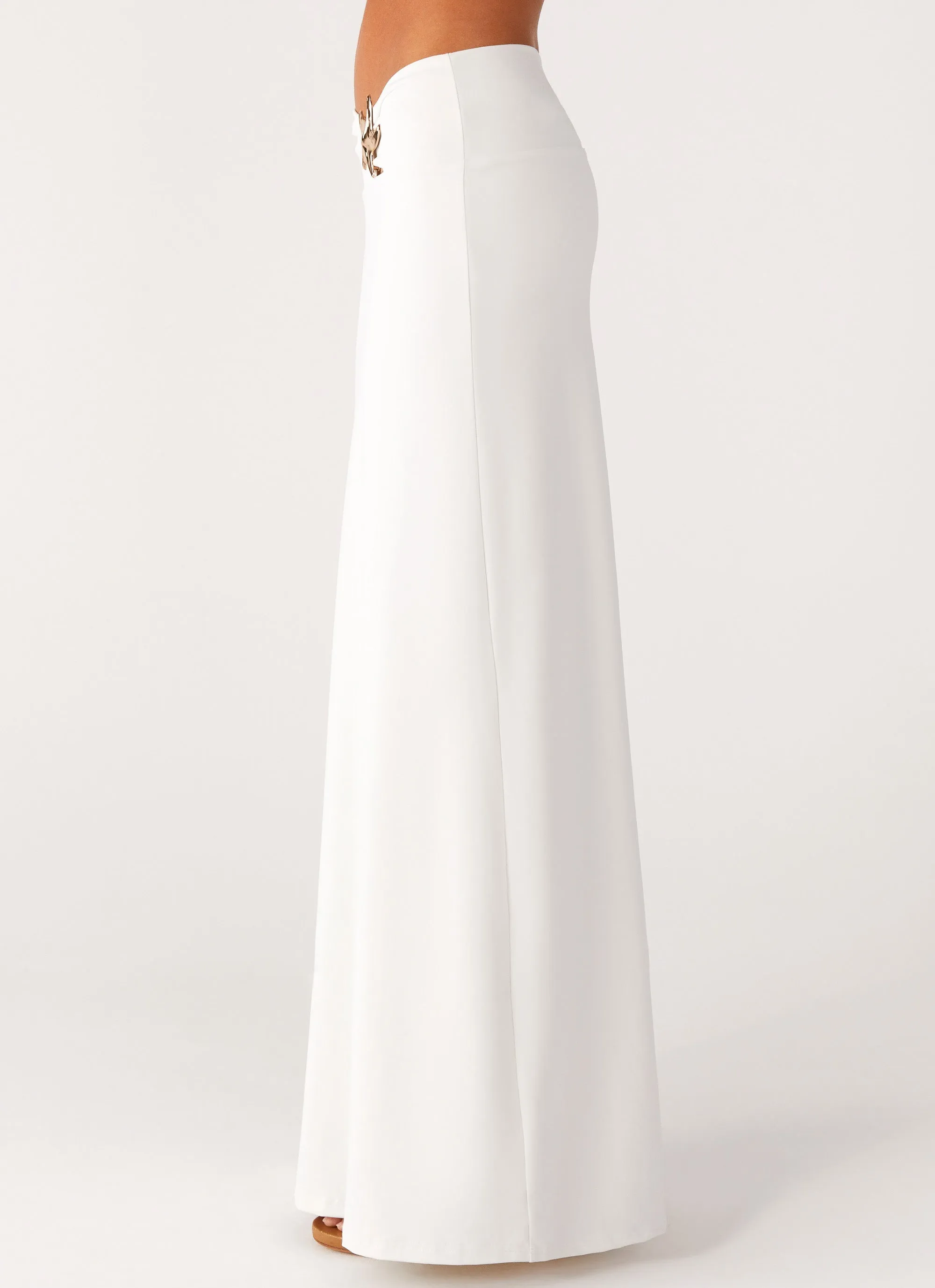 Shoreline Glow Maxi Skirt - Off White sold by Peppermayo product image thumbnail 3