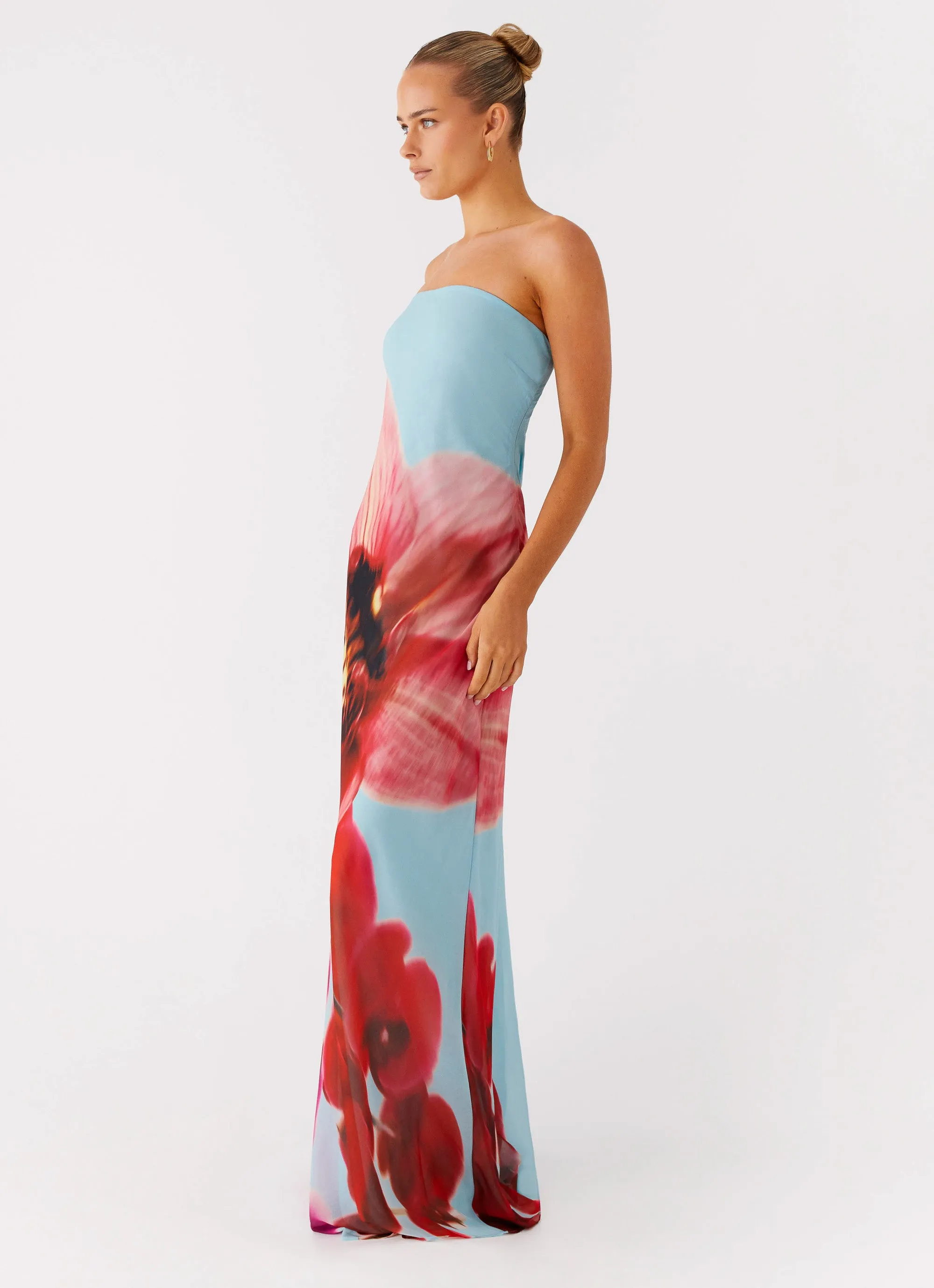 Amelle Maxi Dress - Turquoise Bloom sold by Peppermayo product image thumbnail 2