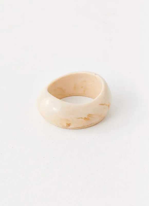Daily Bangle - Ivory made by Peppermayo