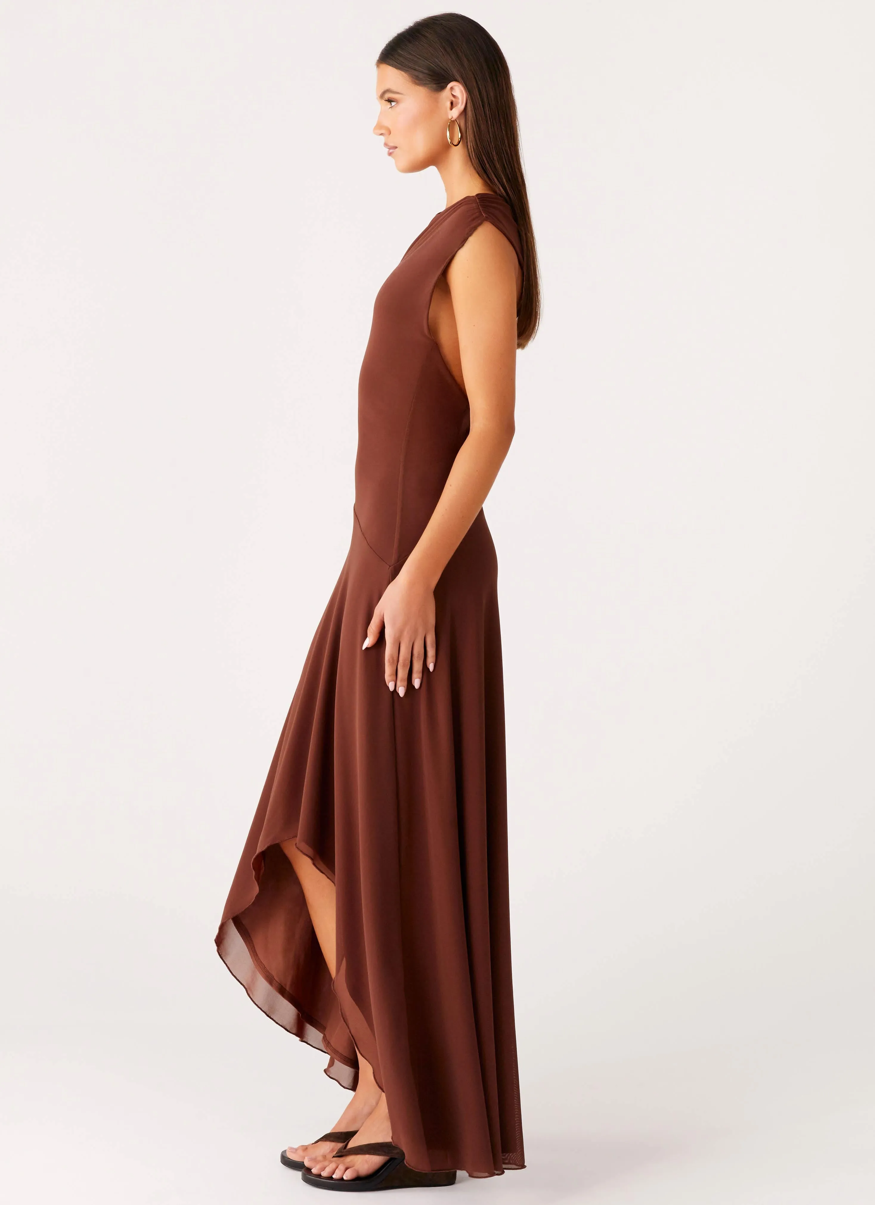 Danika Maxi Dress - Chocolate sold by Peppermayo product image thumbnail 2