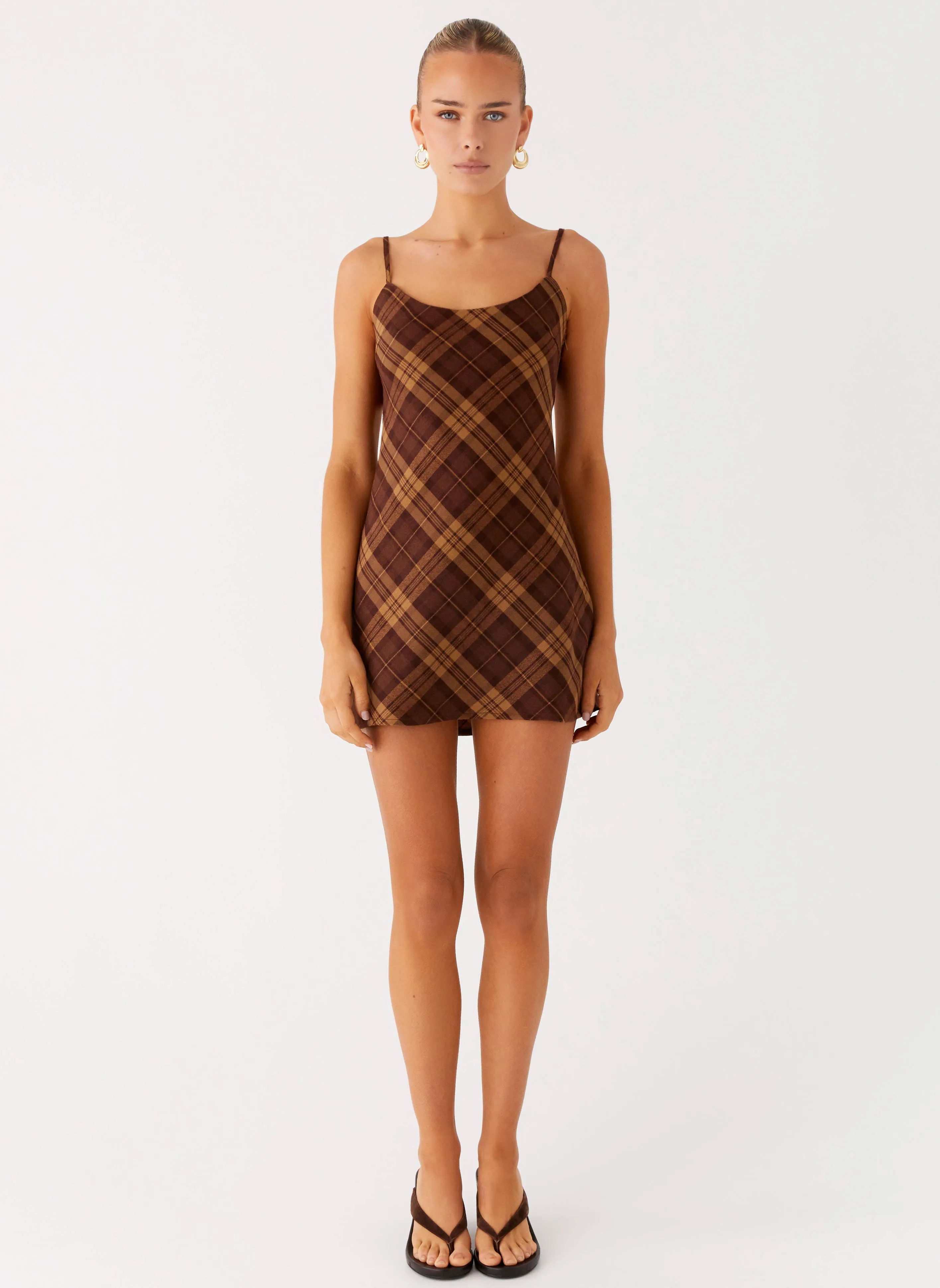 Radio Star Mini Dress - Plaid sold by Peppermayo product image thumbnail 2