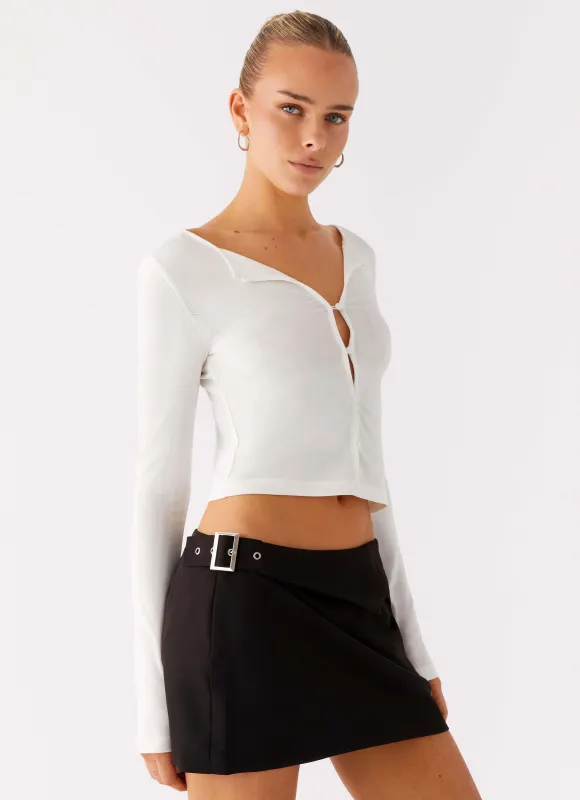Aluna Mini Skirt - Black sold by Peppermayo