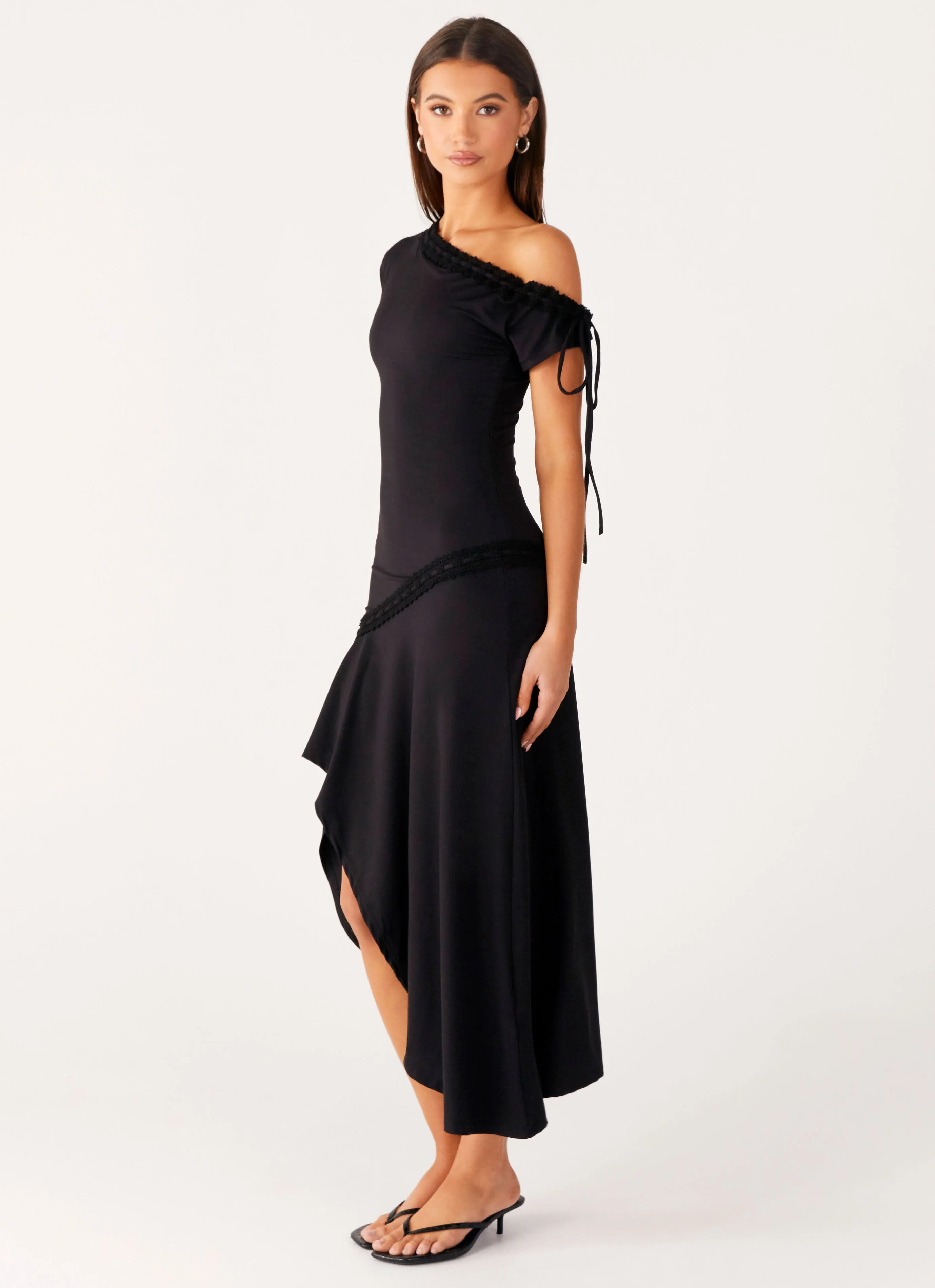 Downtown Midi Dress - Black sold by Peppermayo product image thumbnail 5