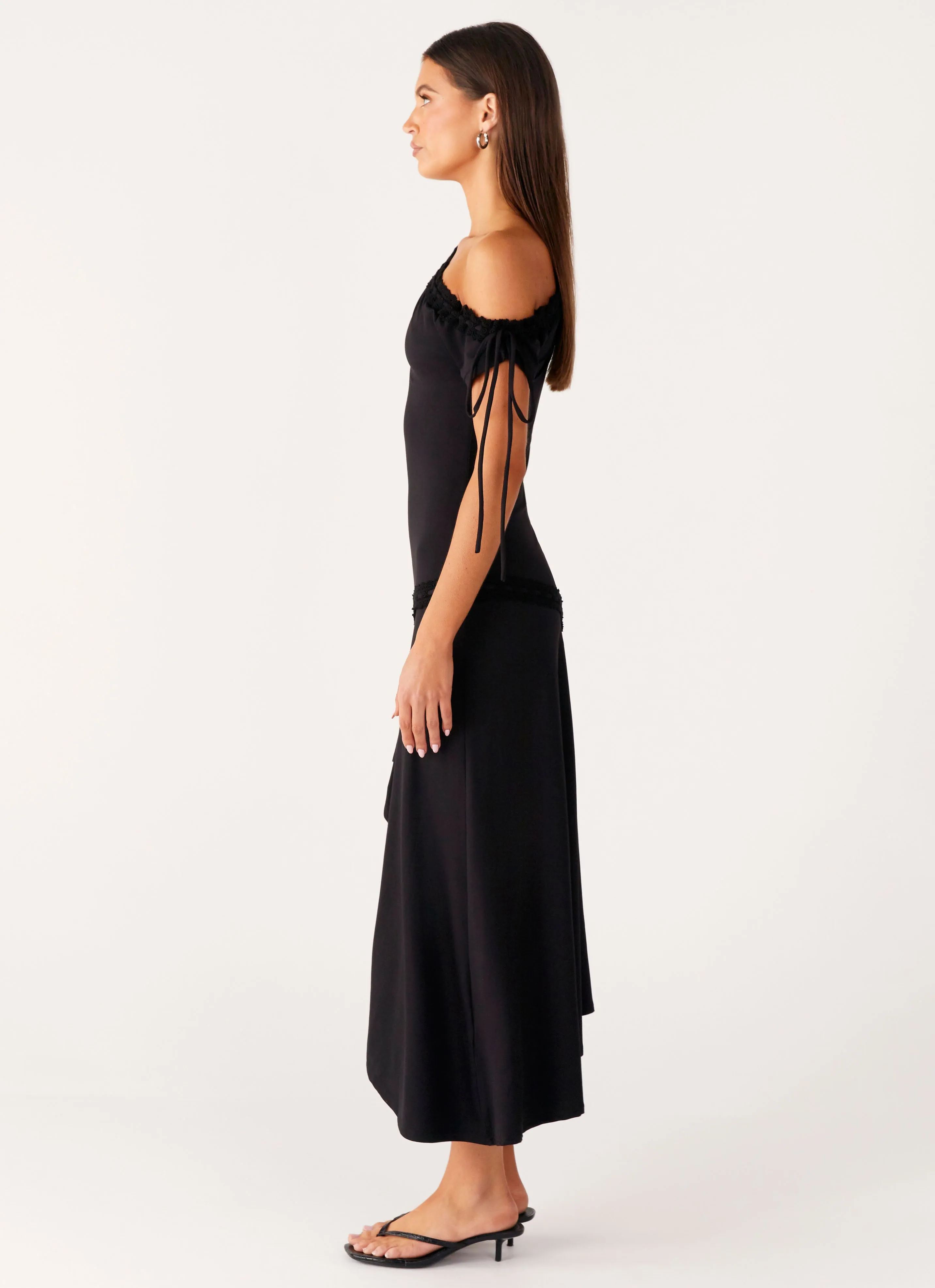 Downtown Midi Dress - Black sold by Peppermayo product image thumbnail 3