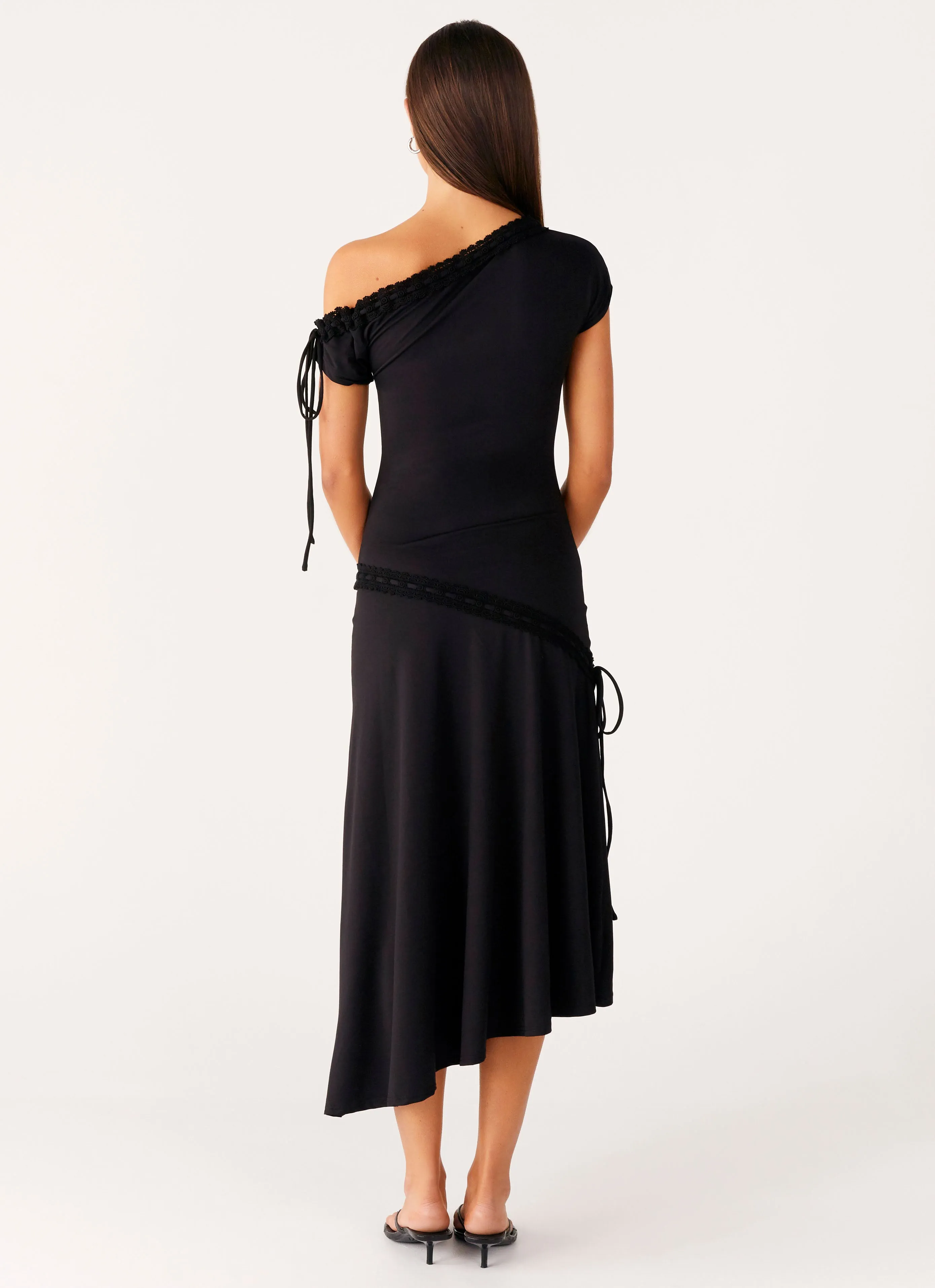 Downtown Midi Dress - Black sold by Peppermayo product image thumbnail 4