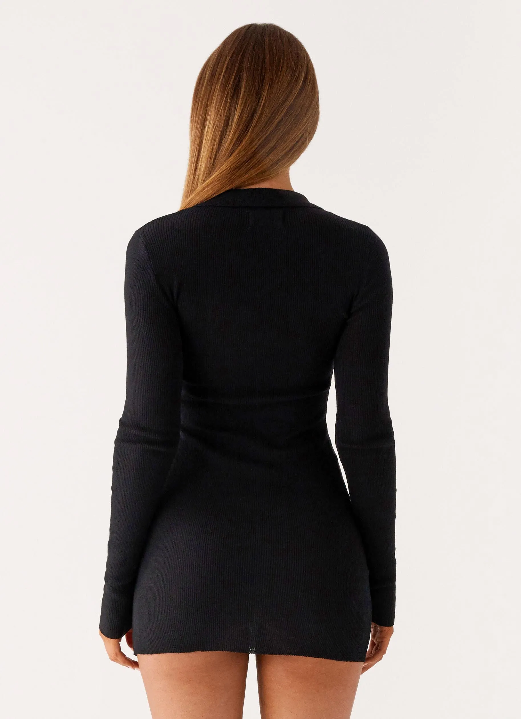 Off Duty Polo Dress - Black sold by Peppermayo product image thumbnail 4