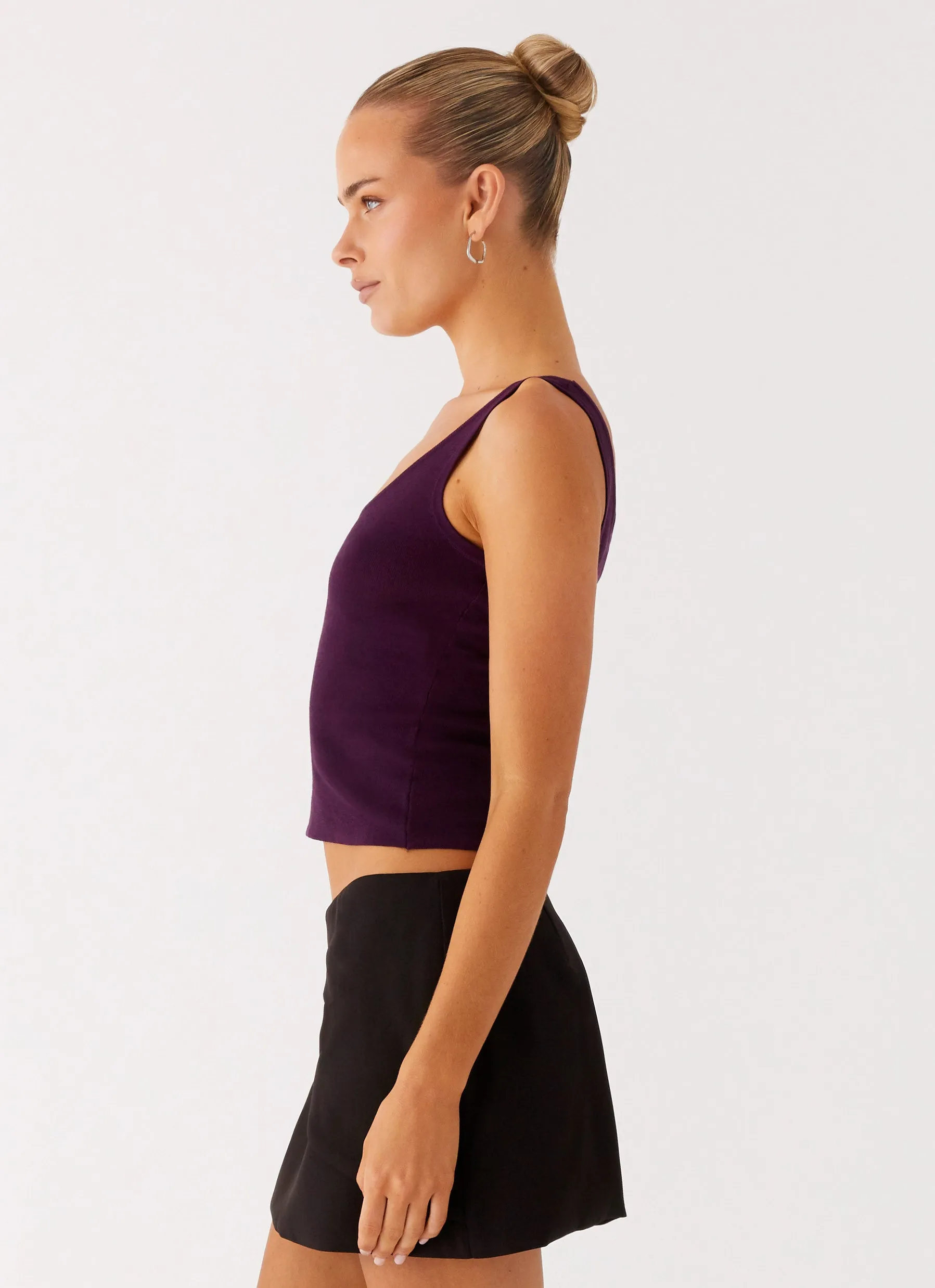 No Signal Knit Top - Plum sold by Peppermayo product image thumbnail 3