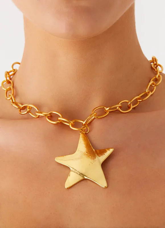Stellar Necklace - Gold sold by Peppermayo