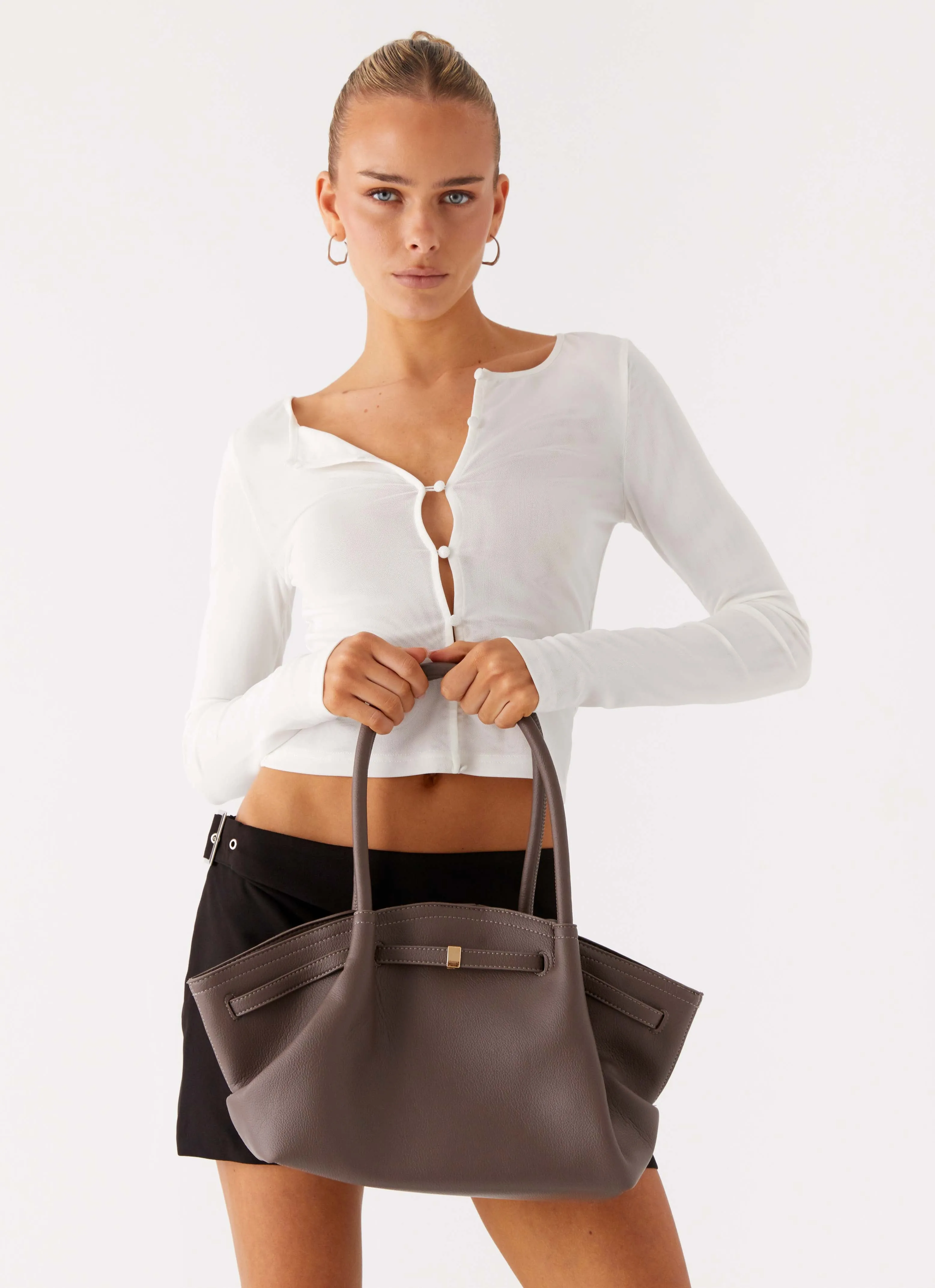 Charisma Shoulder Bag - Grey sold by Peppermayo product image thumbnail 4
