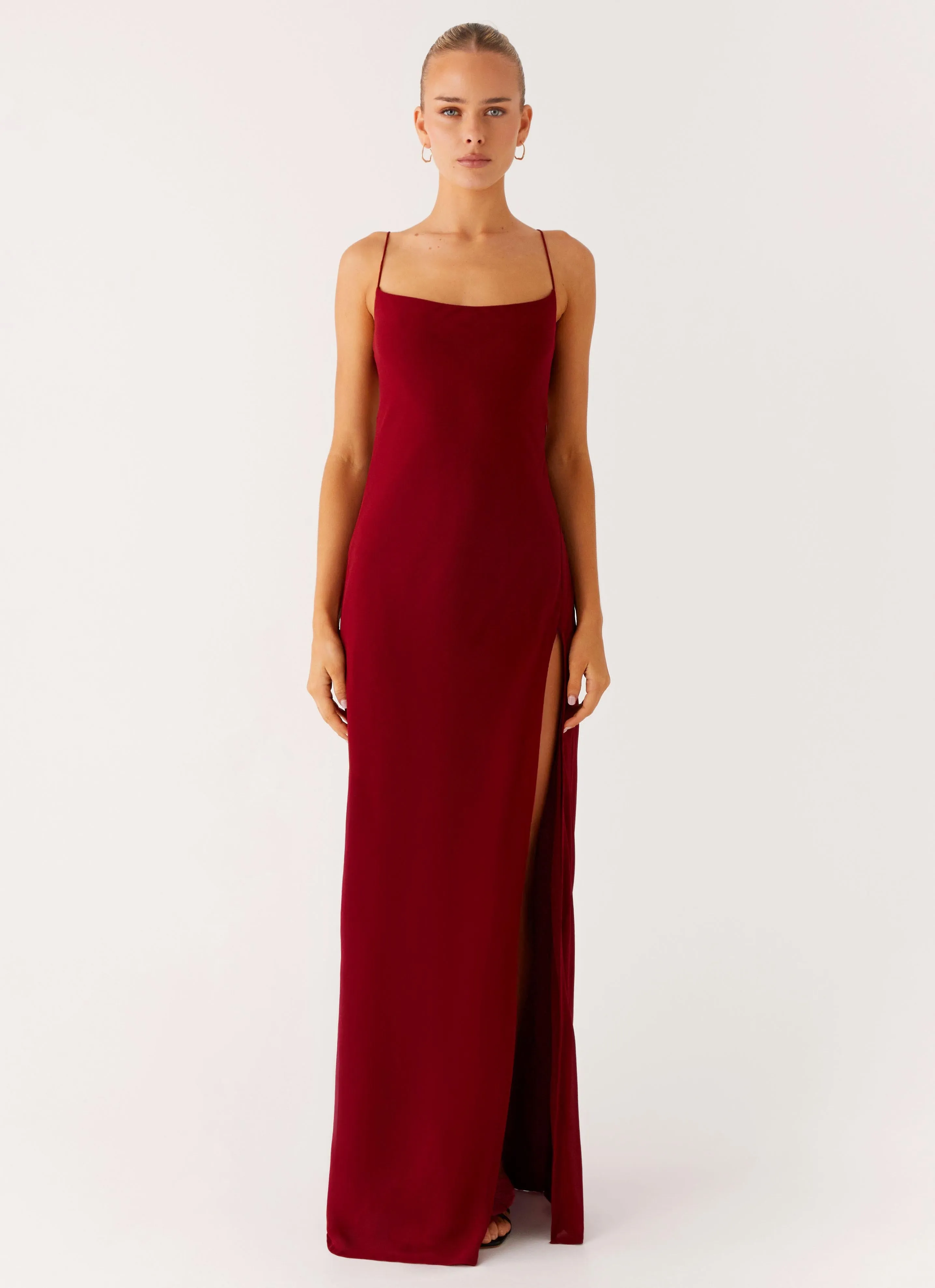 Alouette Maxi Dress - Burgundy sold by Peppermayo product image thumbnail 5