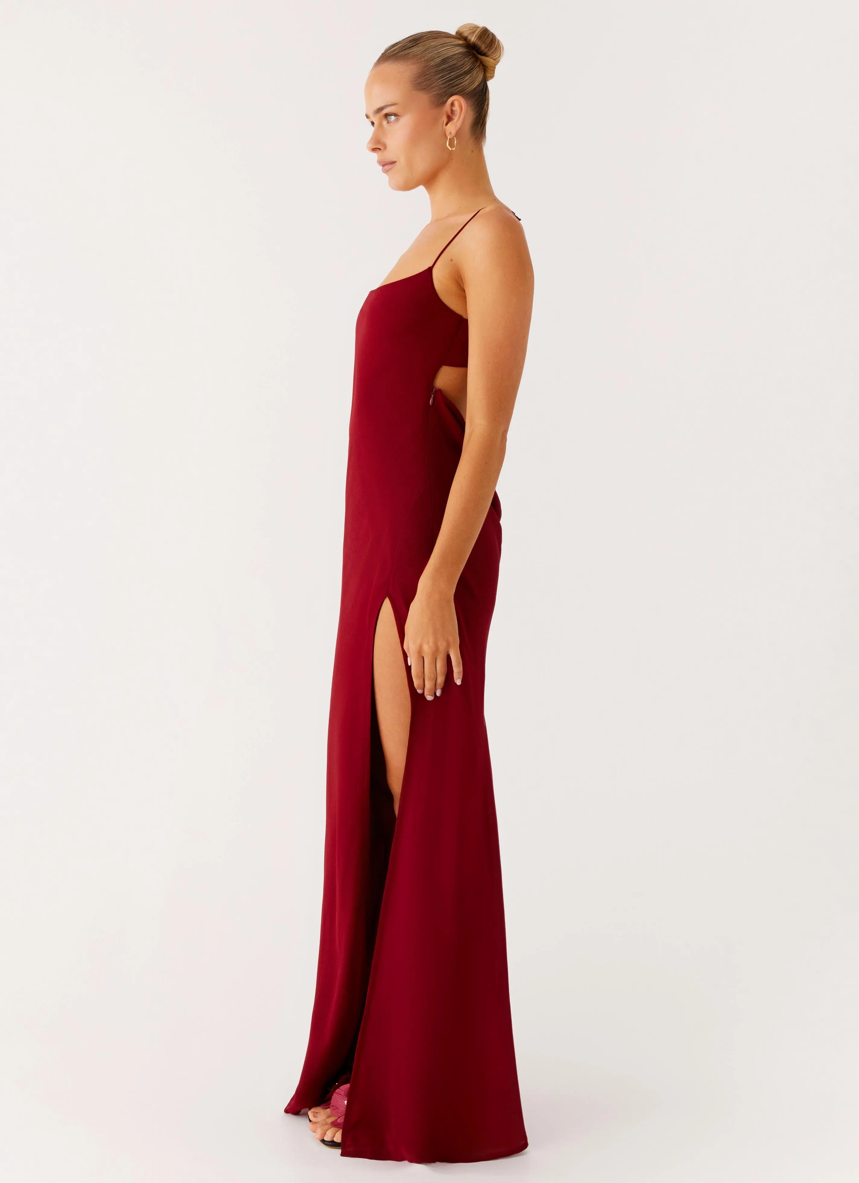 Alouette Maxi Dress - Burgundy sold by Peppermayo product image thumbnail 2