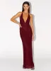 Keliese Beaded Maxi Dress - Burgundy sold by Peppermayo