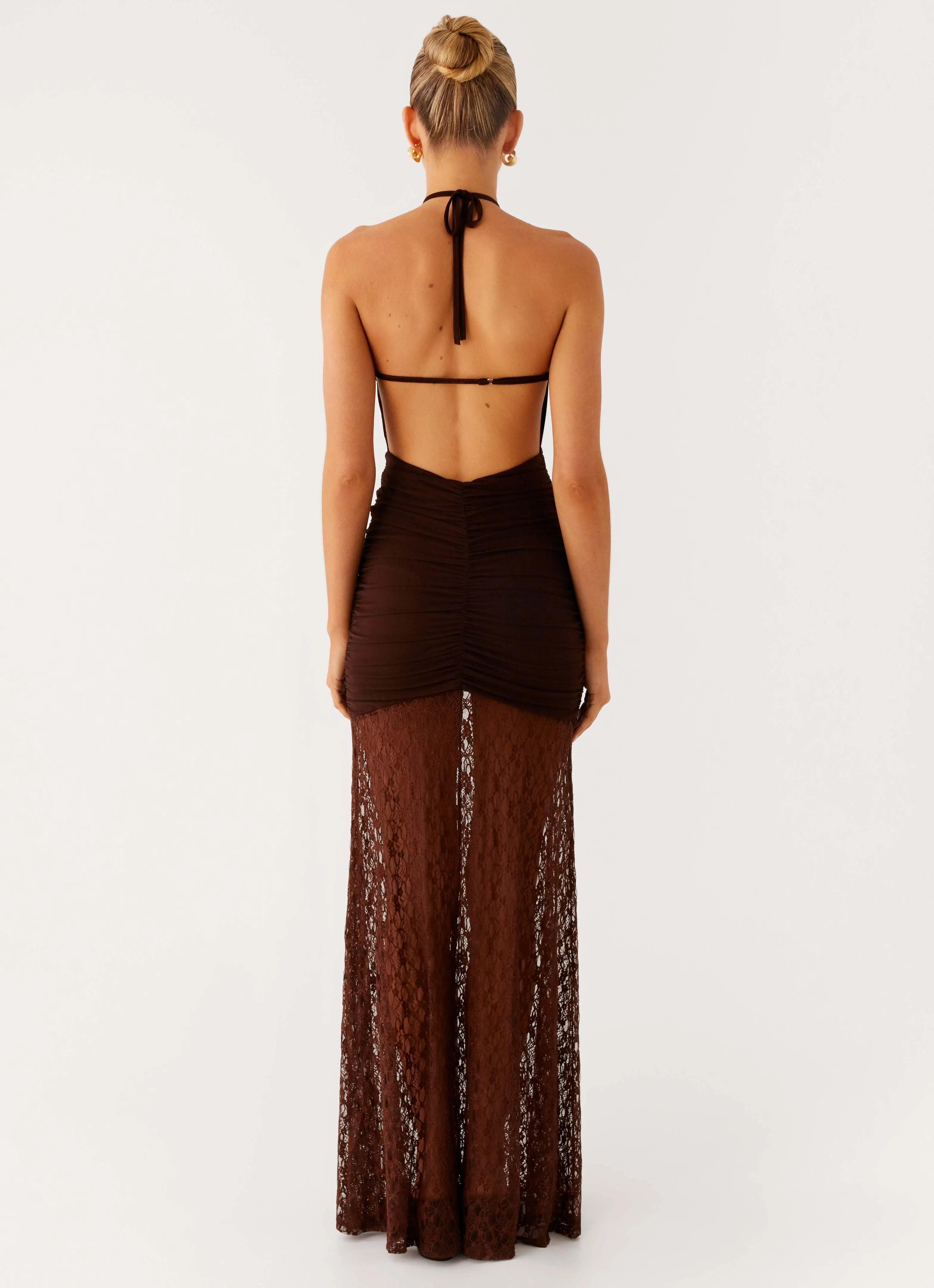 Somber Maxi Dress - Chocolate sold by Peppermayo product image thumbnail 3