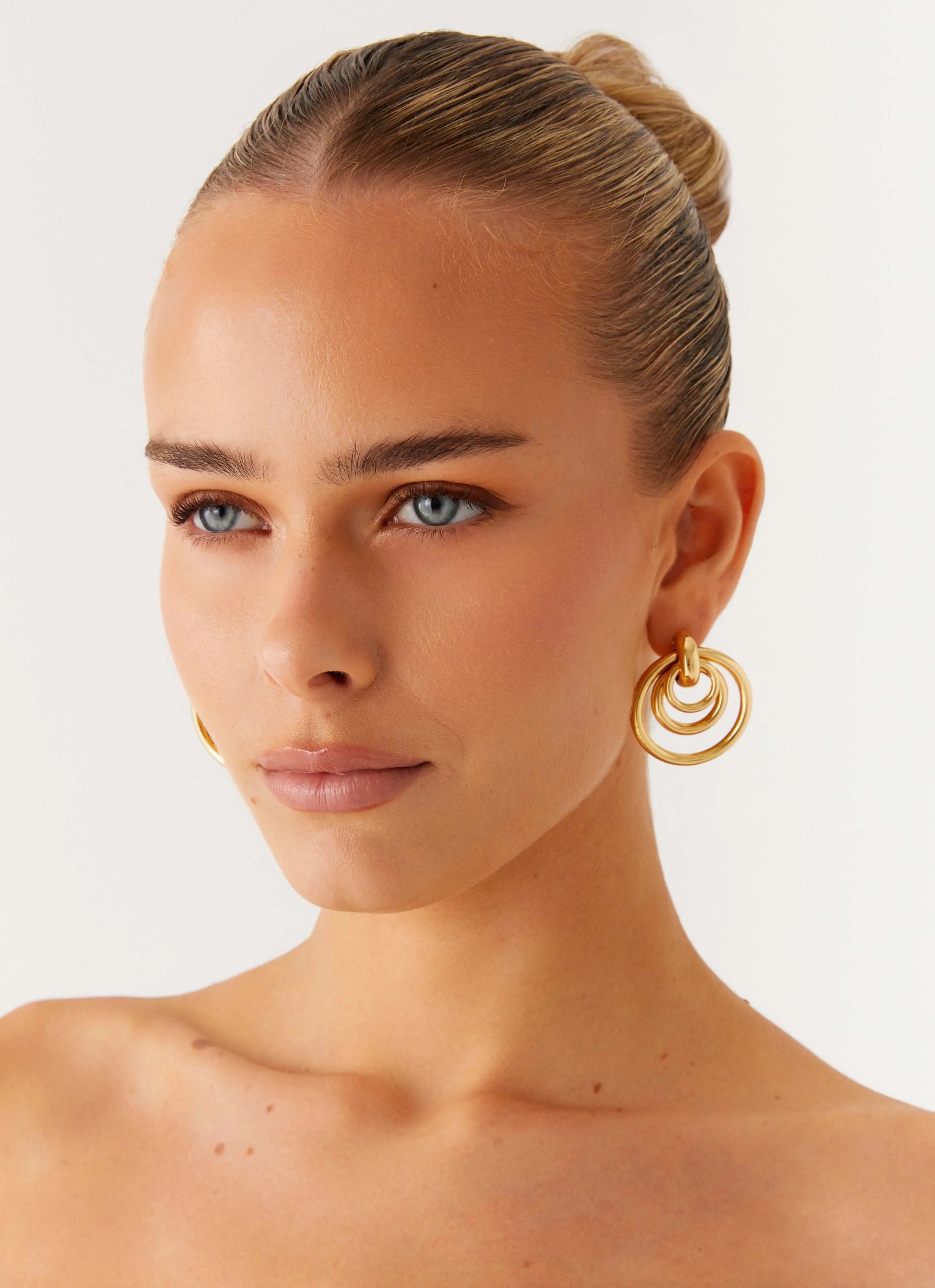 Cosmic Earrings - Gold sold by Peppermayo product image thumbnail 3