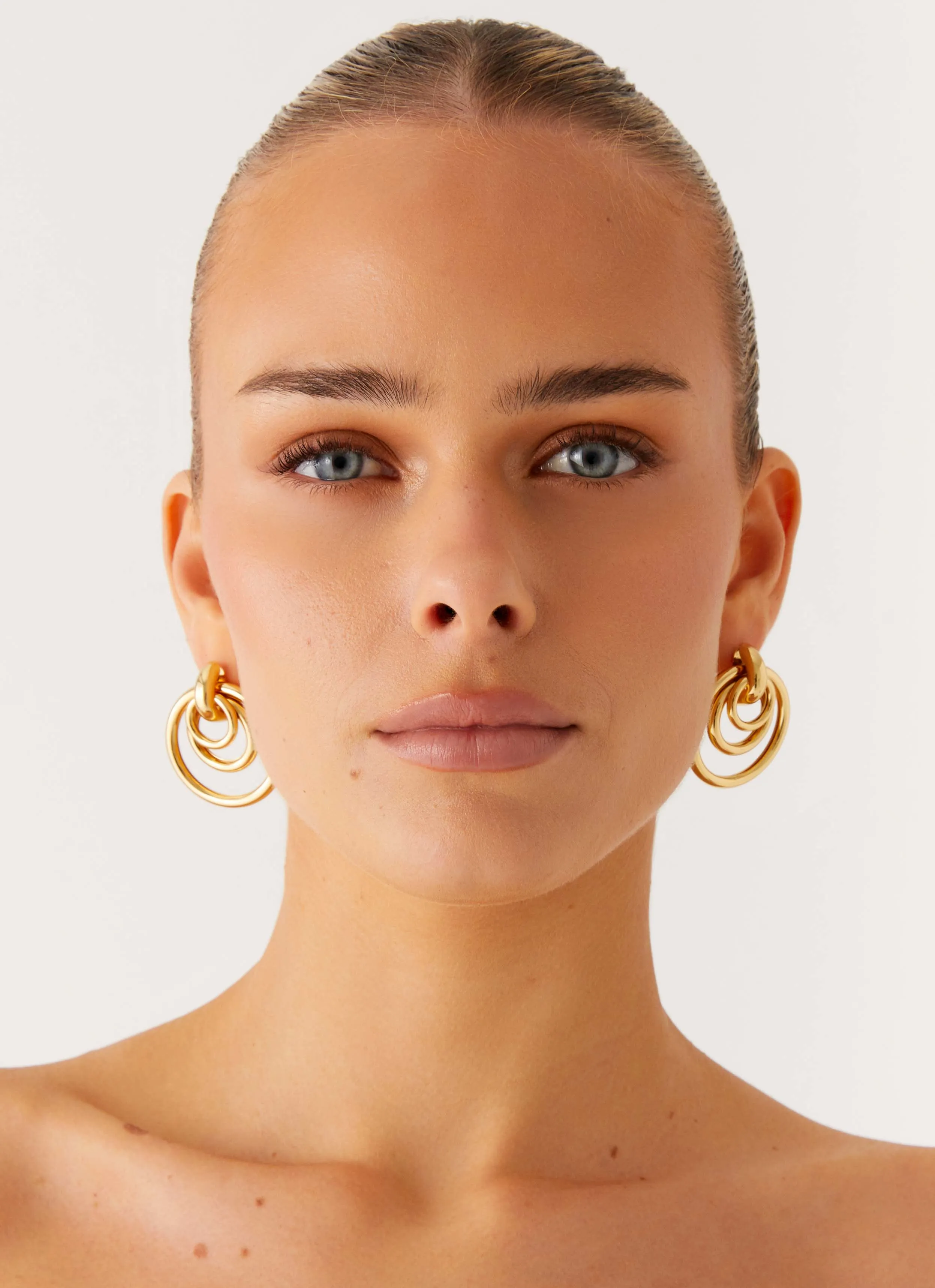 Cosmic Earrings - Gold sold by Peppermayo product image thumbnail 4