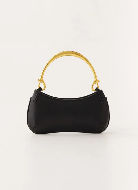 Kirsty Shoulder Bag - Black sold by Peppermayo