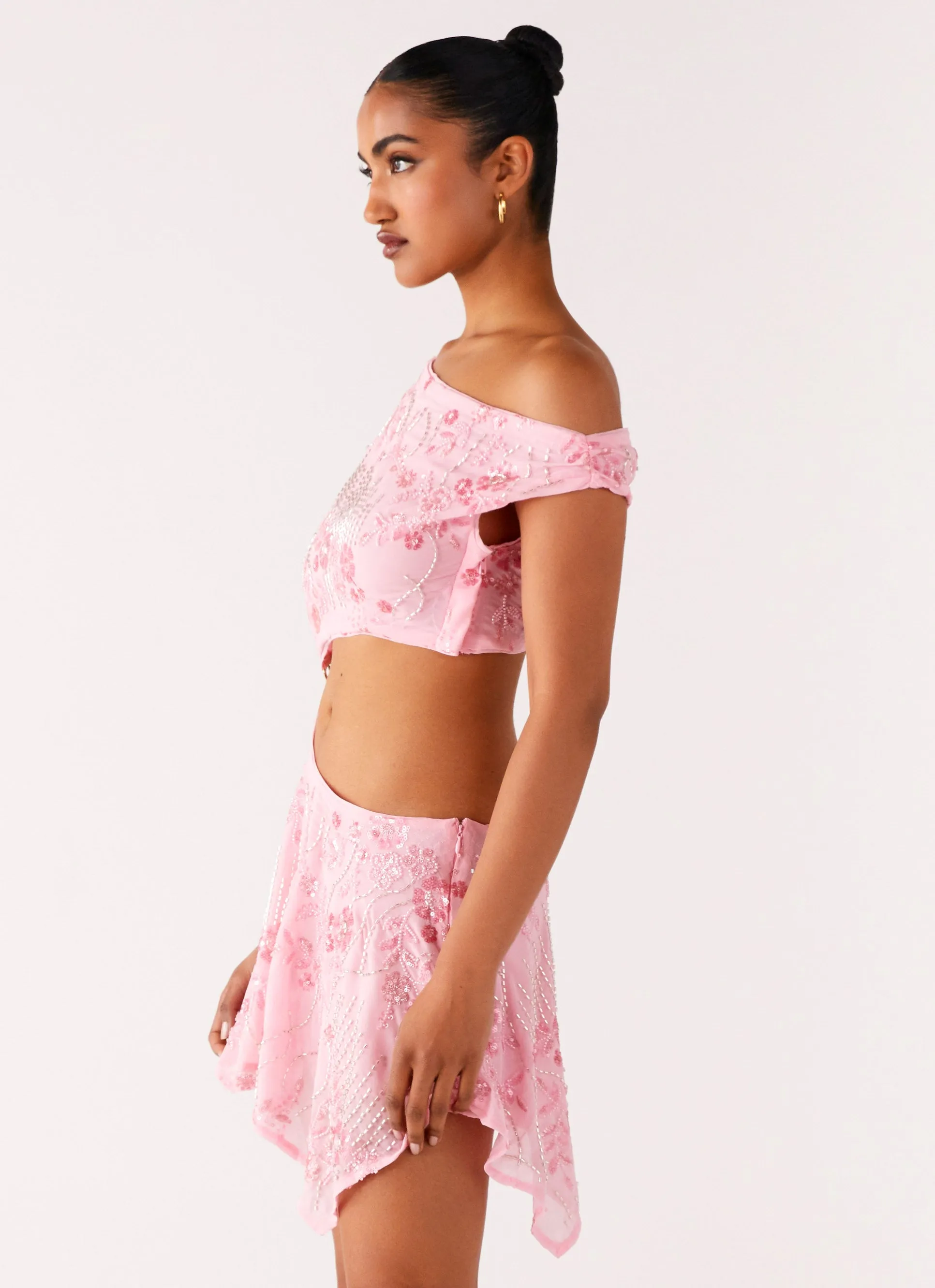 Aletta Sequin Mini Dress - Pink sold by Peppermayo product image thumbnail 2