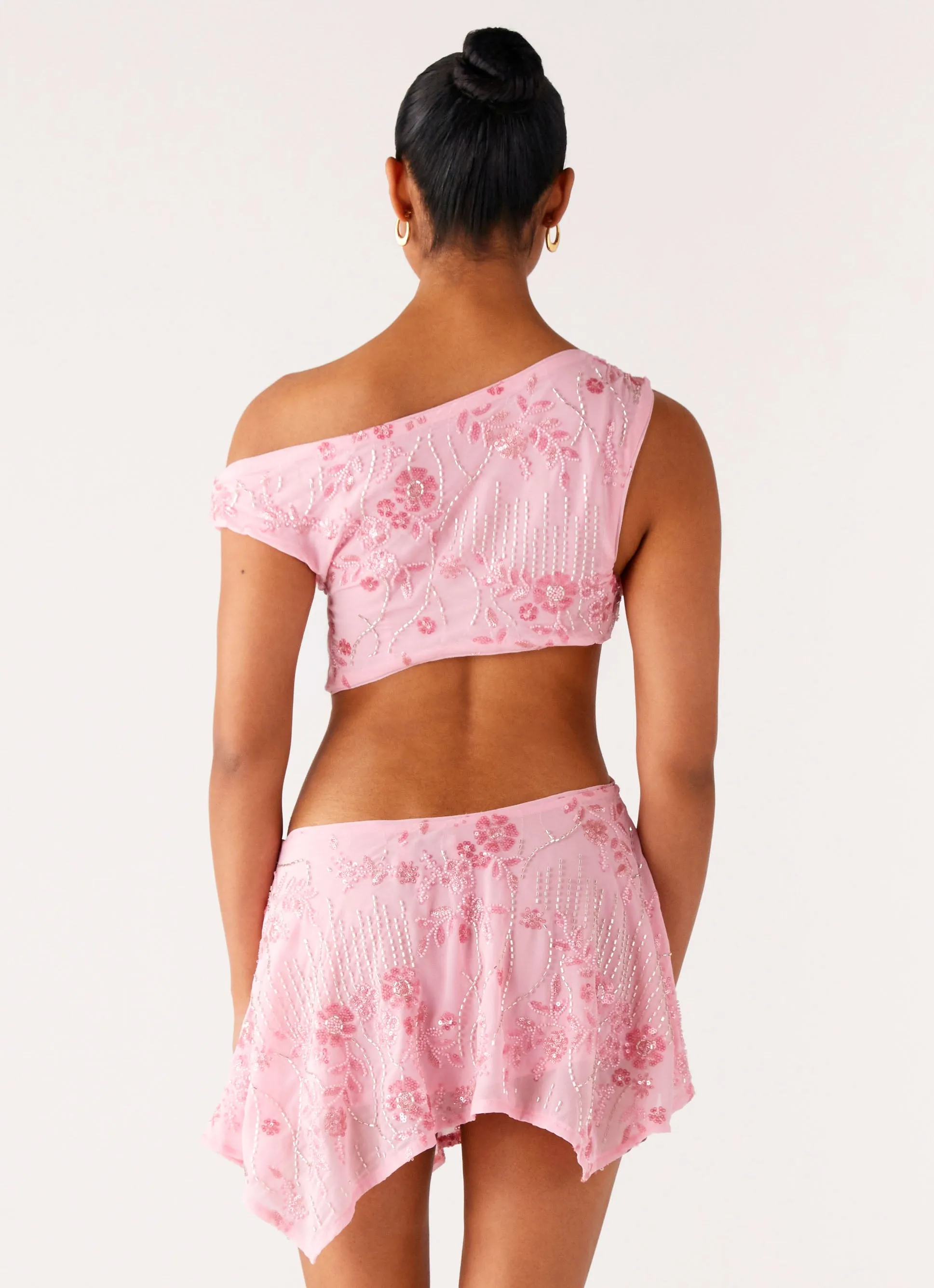 Aletta Sequin Mini Dress - Pink sold by Peppermayo product image thumbnail 3