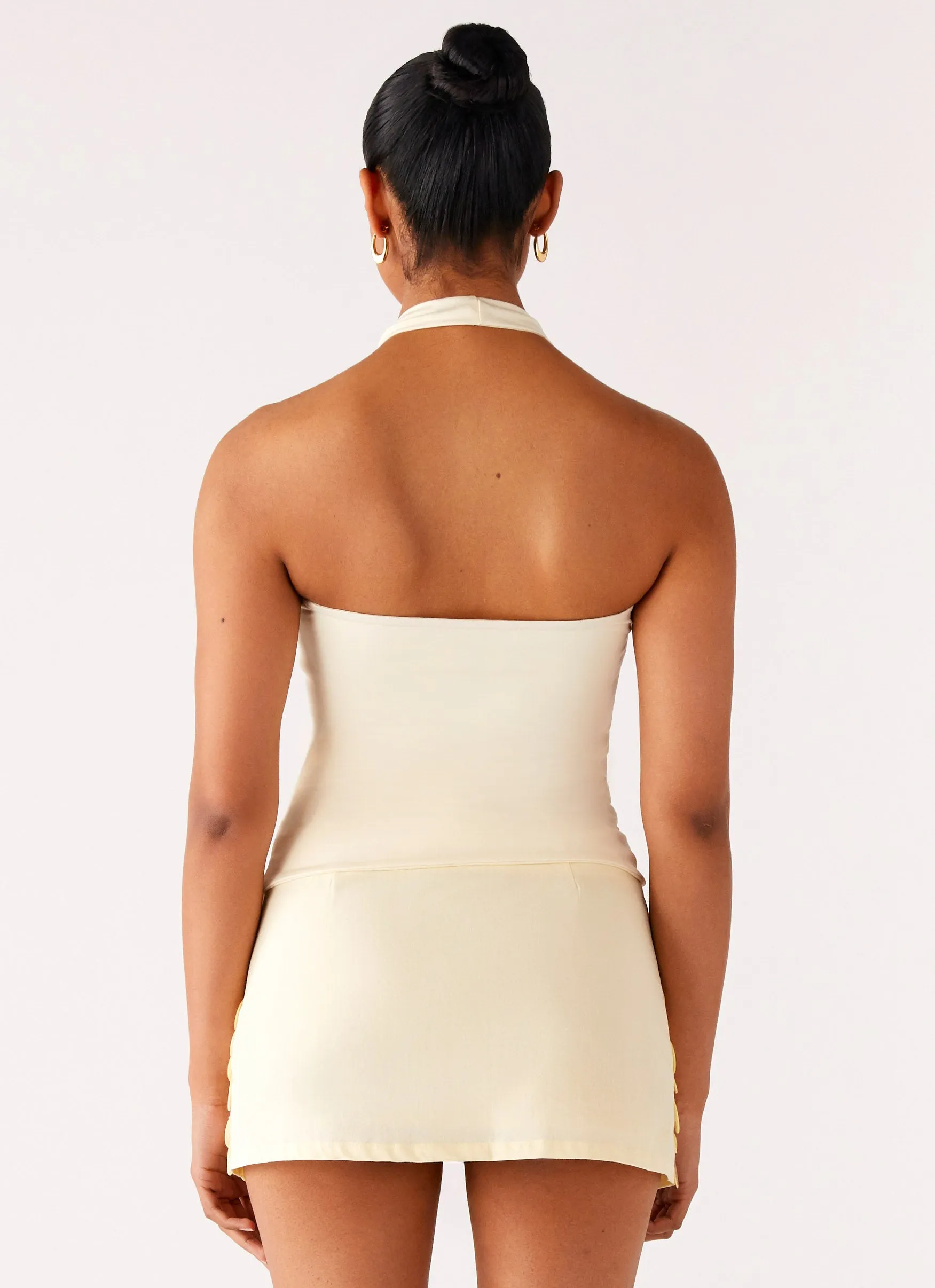 Diego Halter Top - Yellow sold by Peppermayo product image thumbnail 3